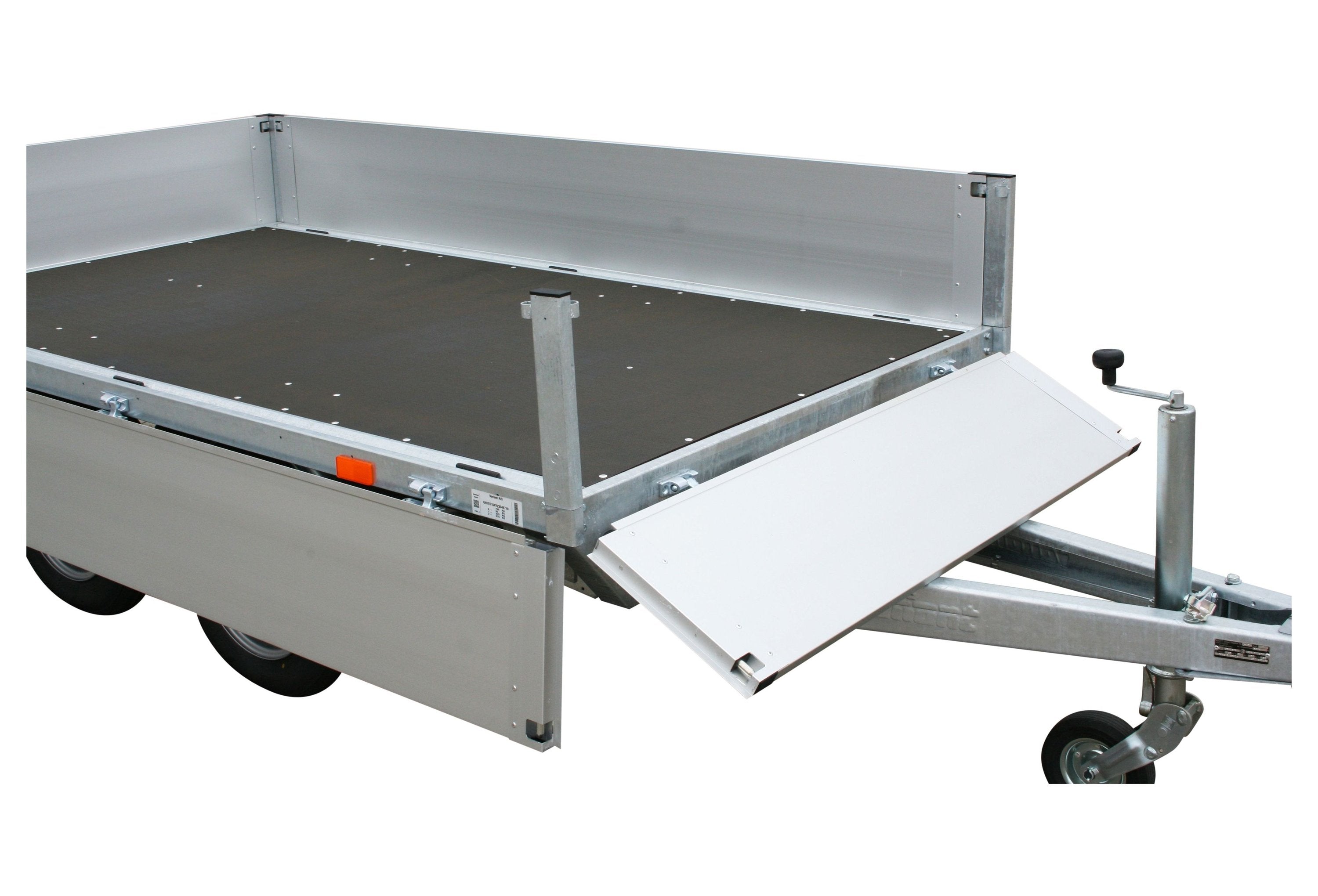 715 P2-2 | Aluminium | Ladmål 255 x 145 x 35 cm | 750 kg