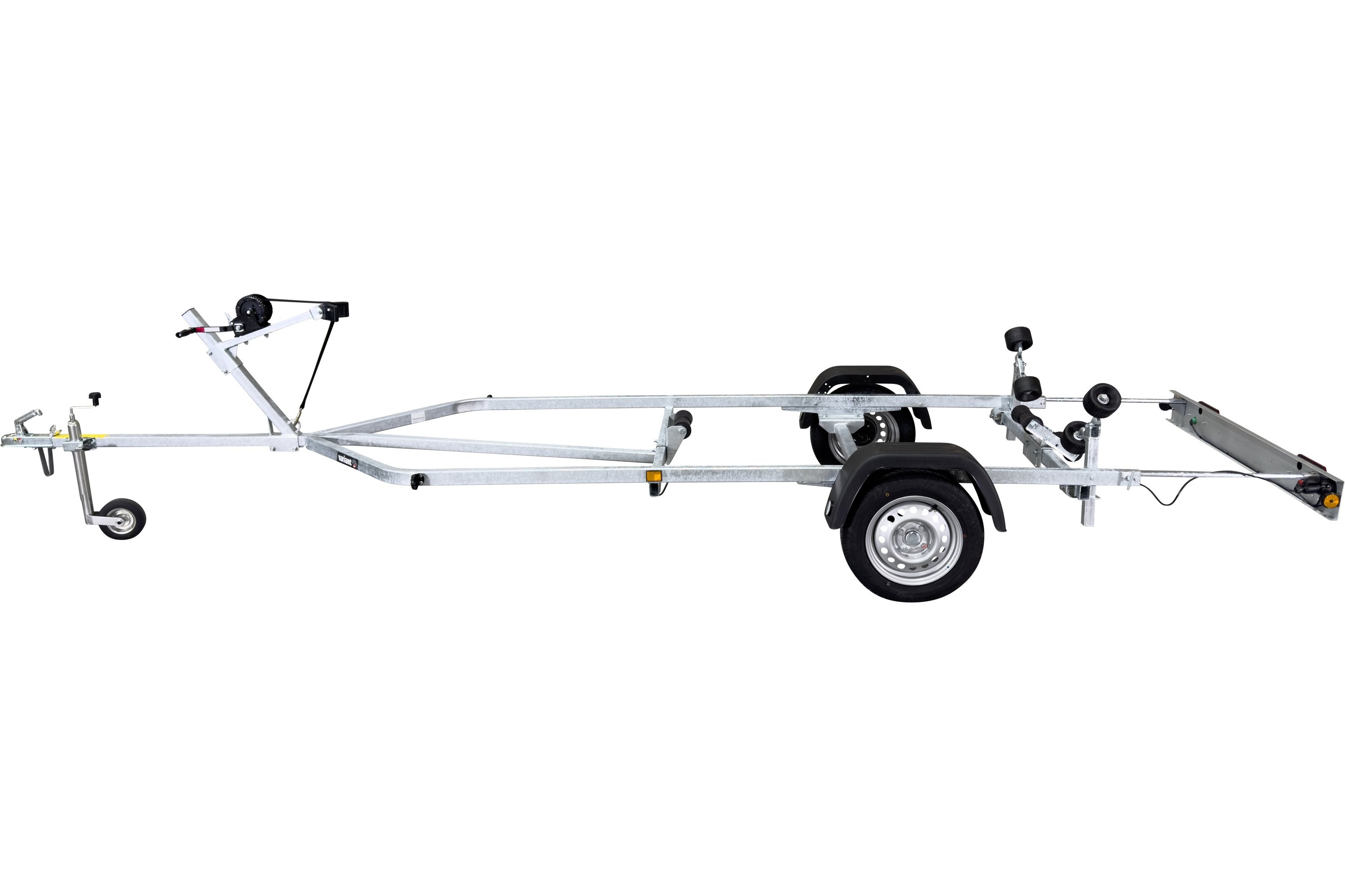 Variant OCEAN 750 Bådtrailer | Ladmål 59 x 156 x 126 cm | 1 aksler, 13" hjul | 750 kg