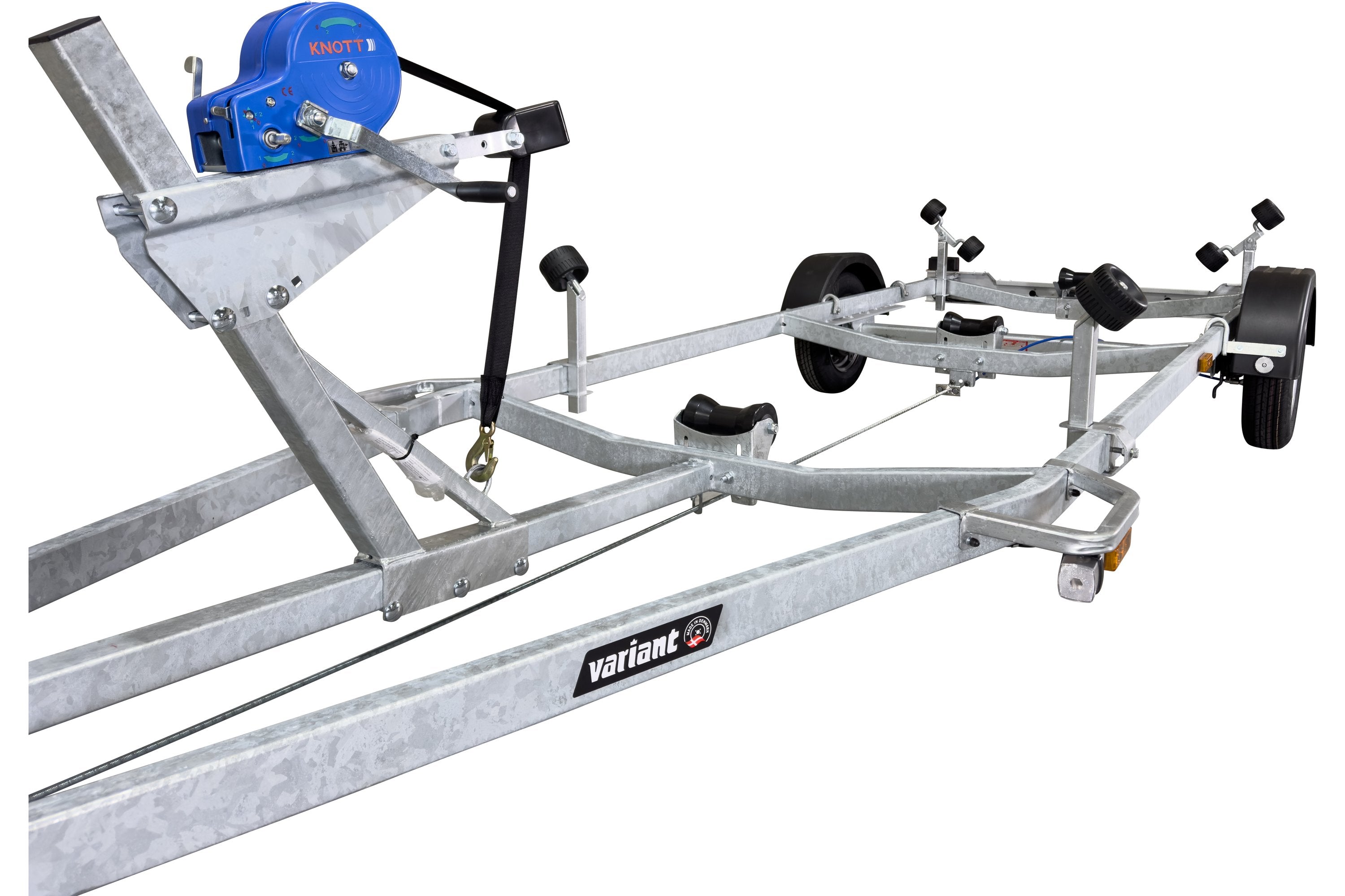Variant Ocean 1000 Bådtrailer | 1 aksler, 13" hjul | 1000 kg