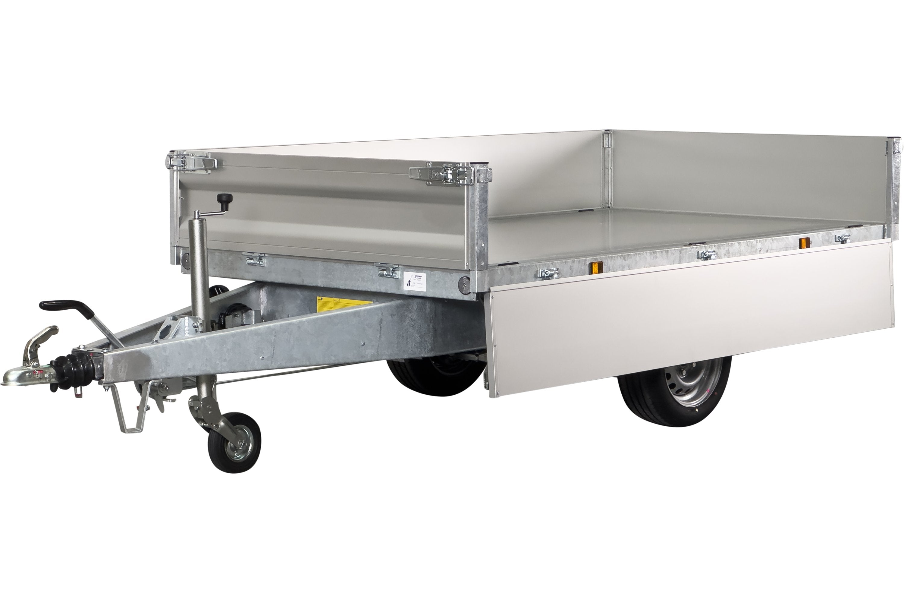 Variant 1315 T2 Tiptrailer | Aluminium/Stål | Ladmål 254 x 145 x 35 cm | 1350 kg