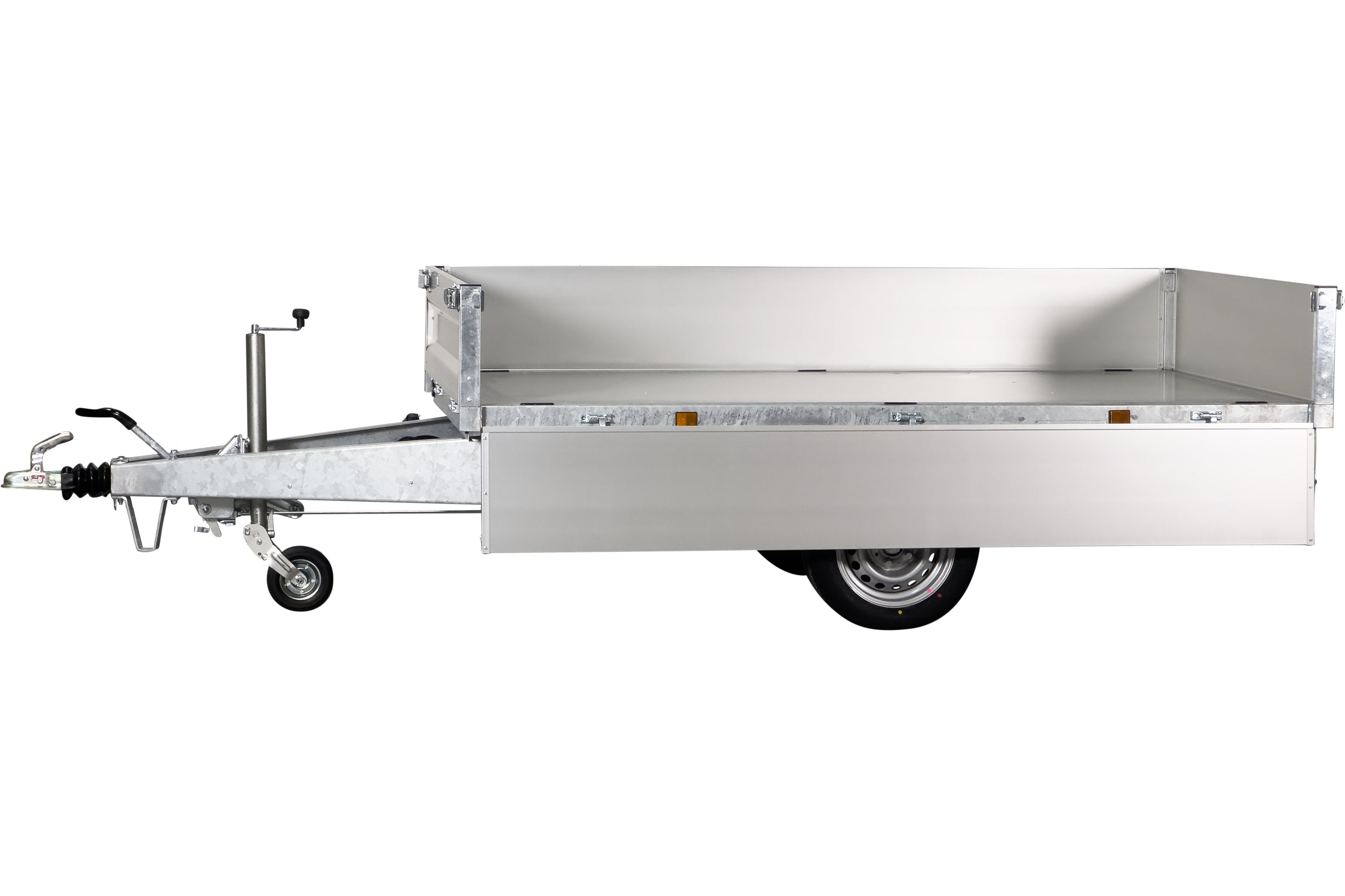 Variant 1315 T2 Tiptrailer | Aluminium/Stål | Ladmål 254 x 145 x 35 cm | 1350 kg