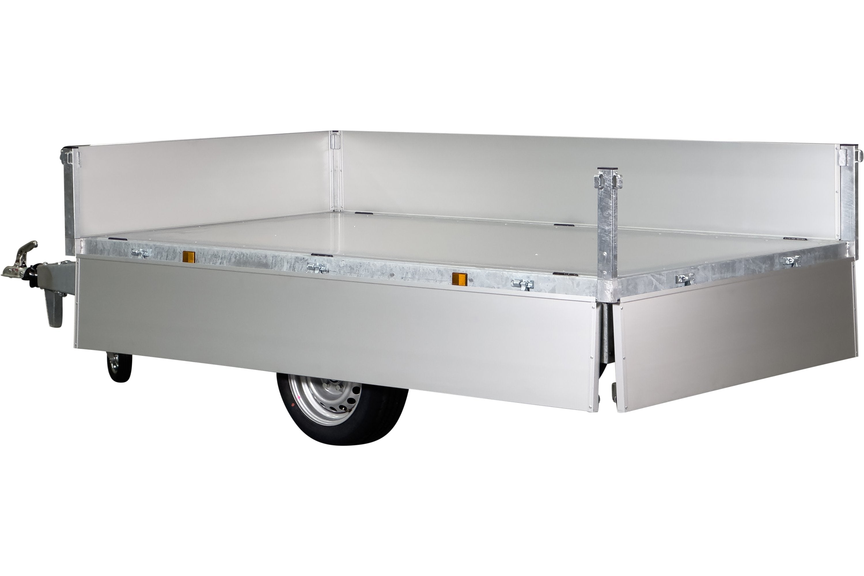 Variant 1315 T2 Tiptrailer | Aluminium/Stål | Ladmål 254 x 145 x 35 cm | 1350 kg