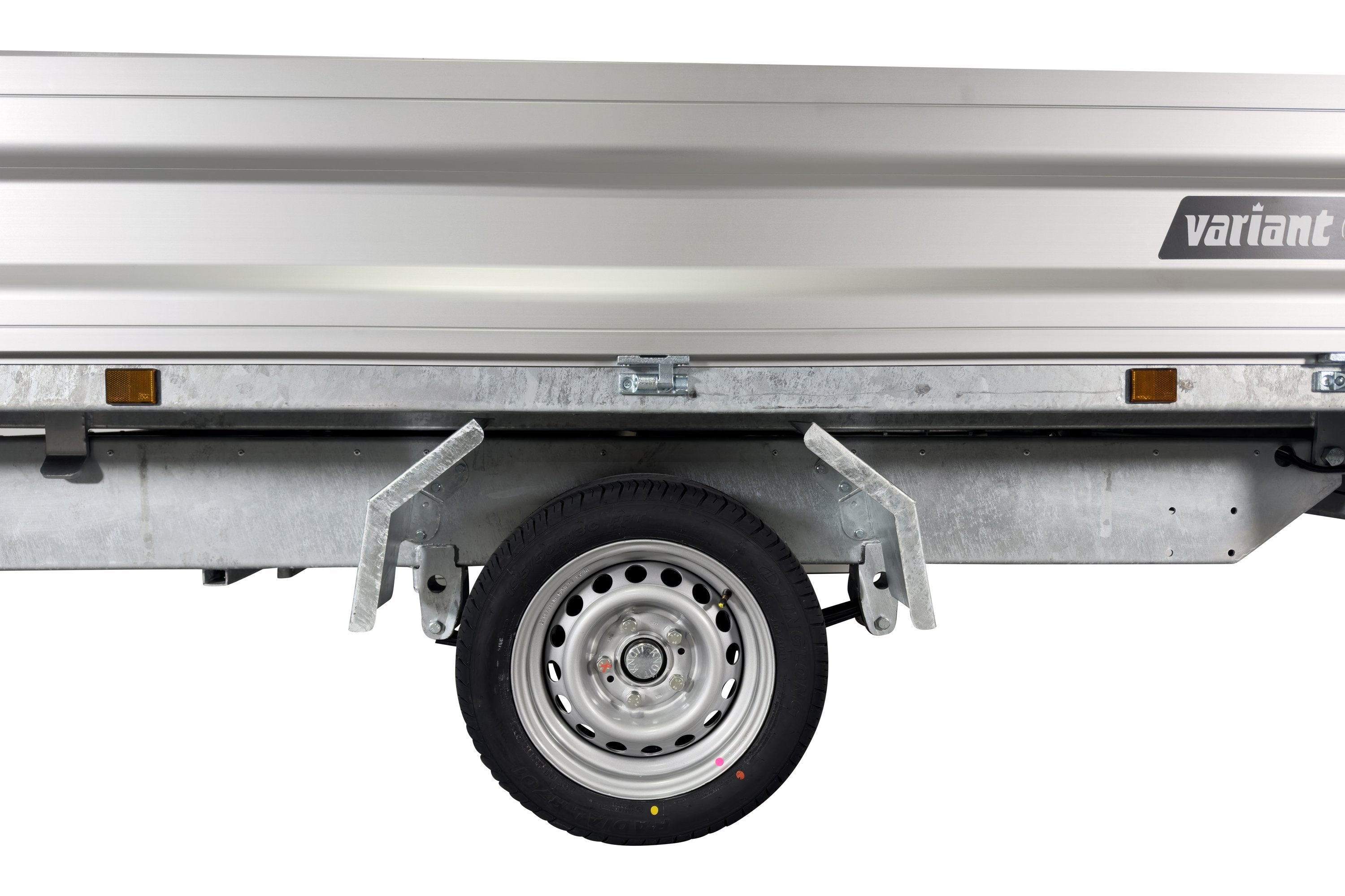 Variant 1315 T2 Tiptrailer | Aluminium/Stål | Ladmål 254 x 145 x 35 cm | 1350 kg