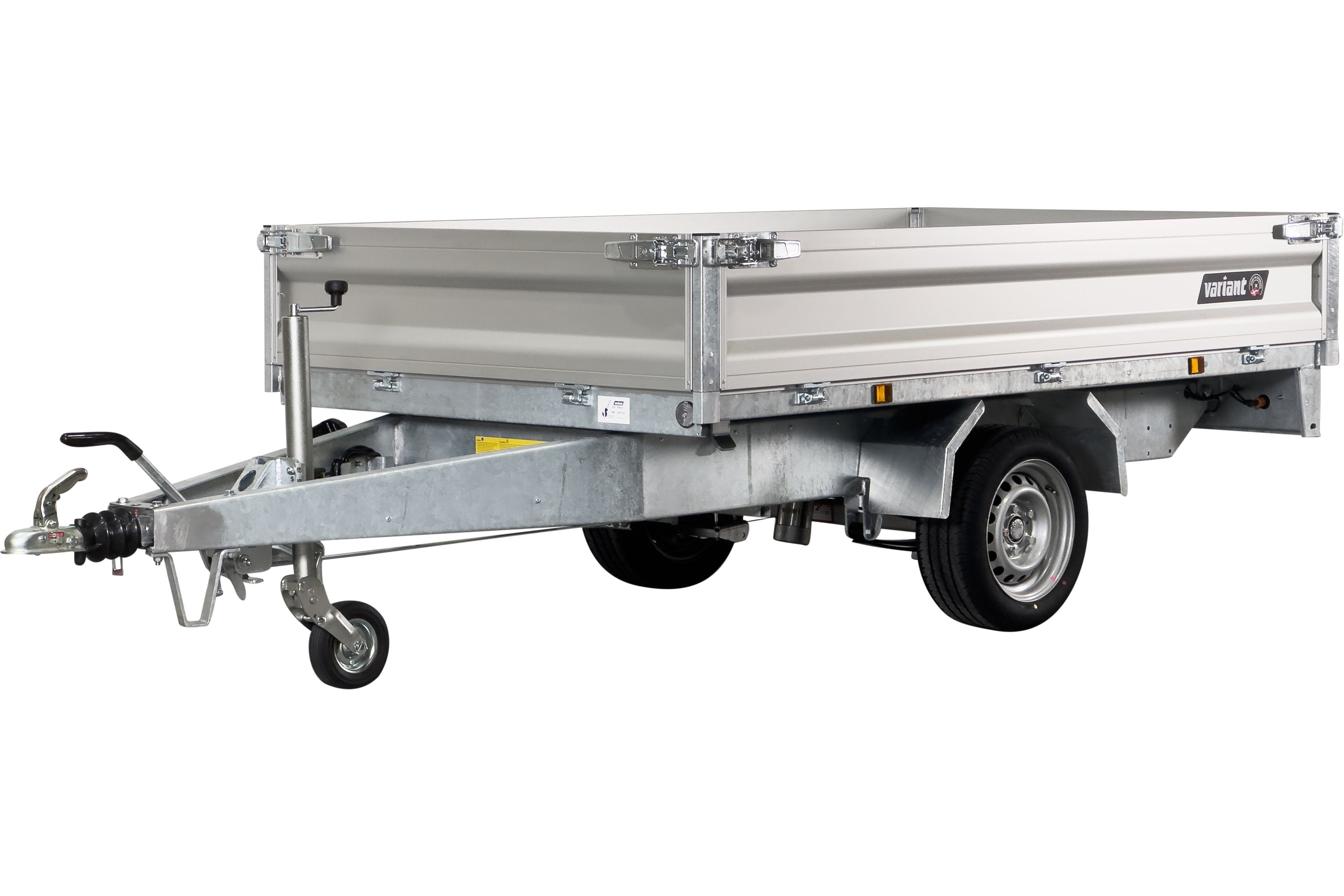 Variant 1315 T2 Tiptrailer | Aluminium/Stål | Ladmål 254 x 145 x 35 cm | 1350 kg