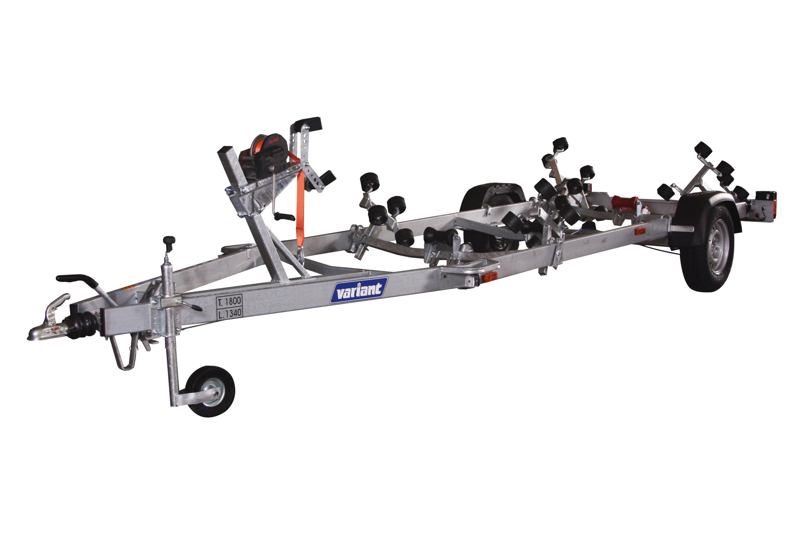Variant 1800 BB Bådtrailer | 1 aksler, 14" hjul | 1800 kg