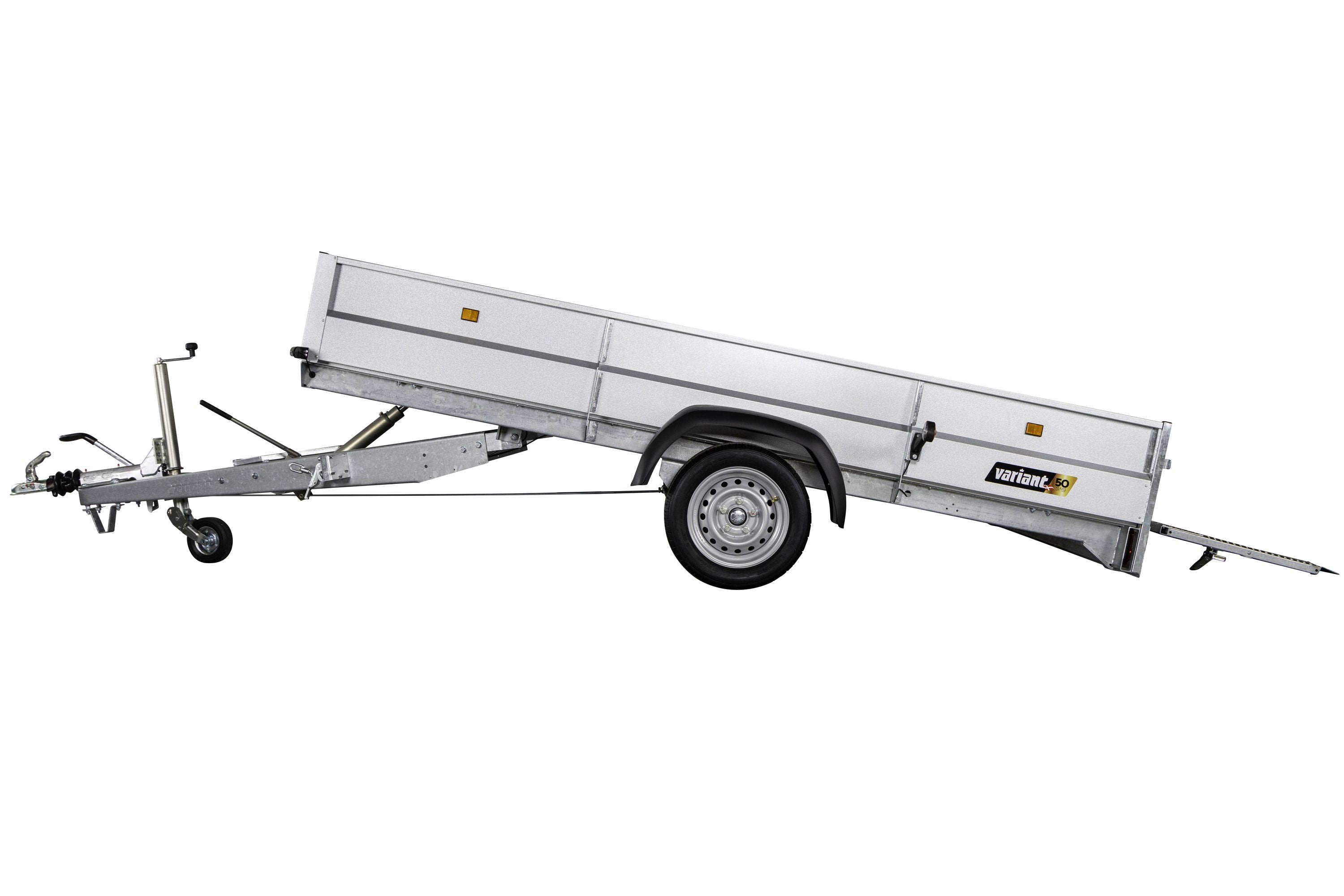Variant 1819 F1 Tiptrailer | Stål | Ladmål 314 x 195 x 39 cm | 1800 kg