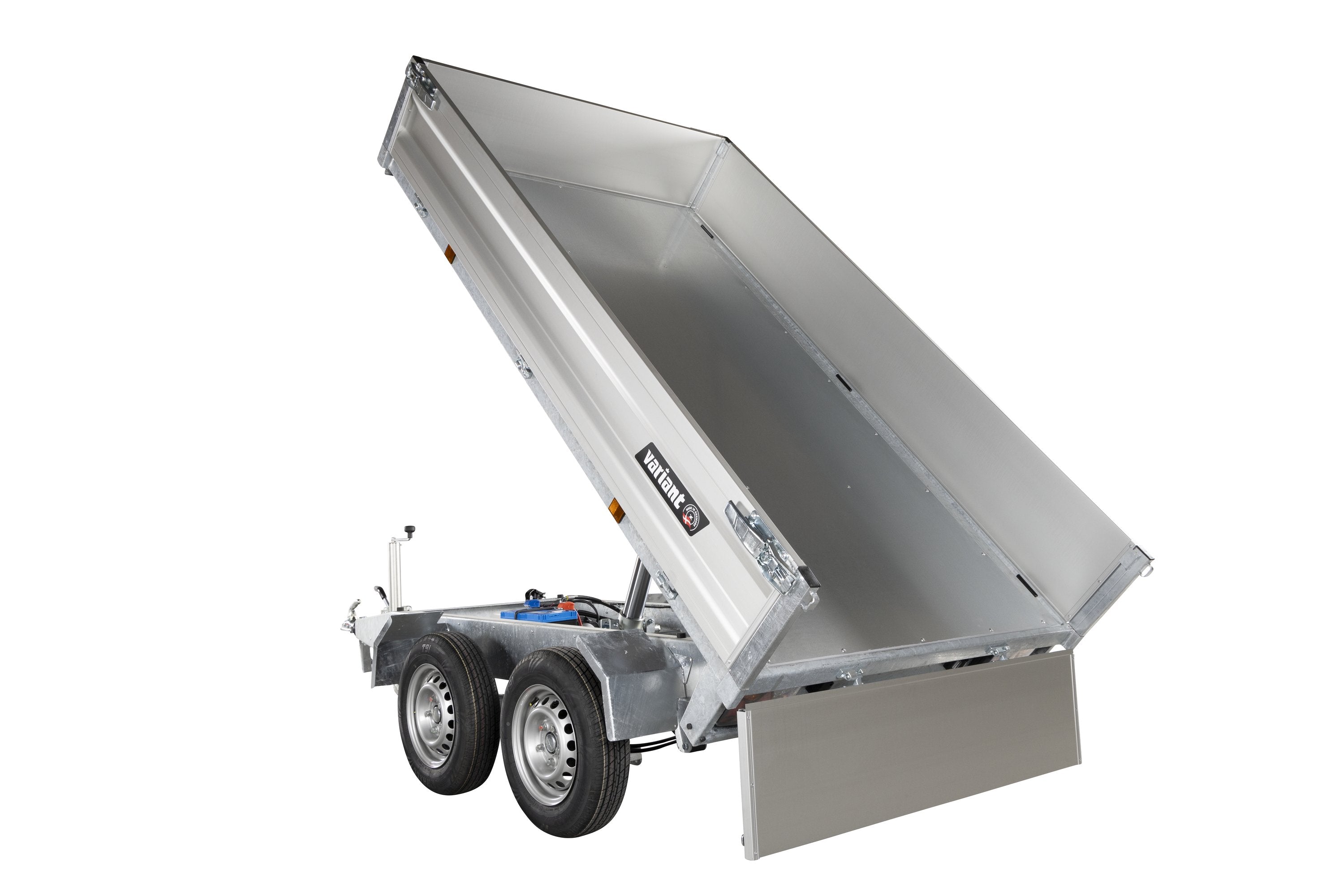 Variant 2015 T2 Tiptrailer | Aluminium/Stål | Ladmål 254 x 145 x 35 cm | 2000 kg