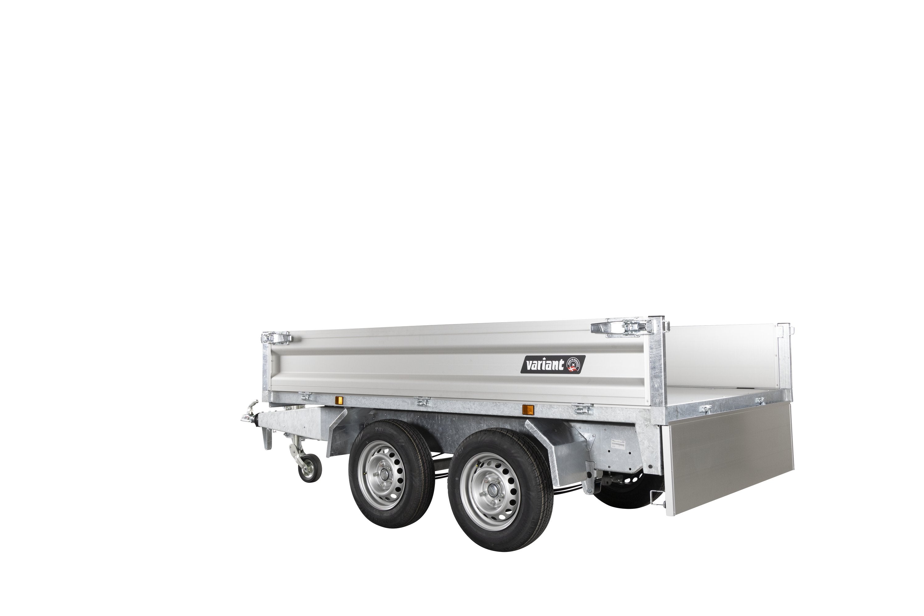 Variant 2015 T2 Maxi-Load Tiptrailer | Aluminium/Stål | Ladmål 254 x 145 x 35 cm | 2000 kg