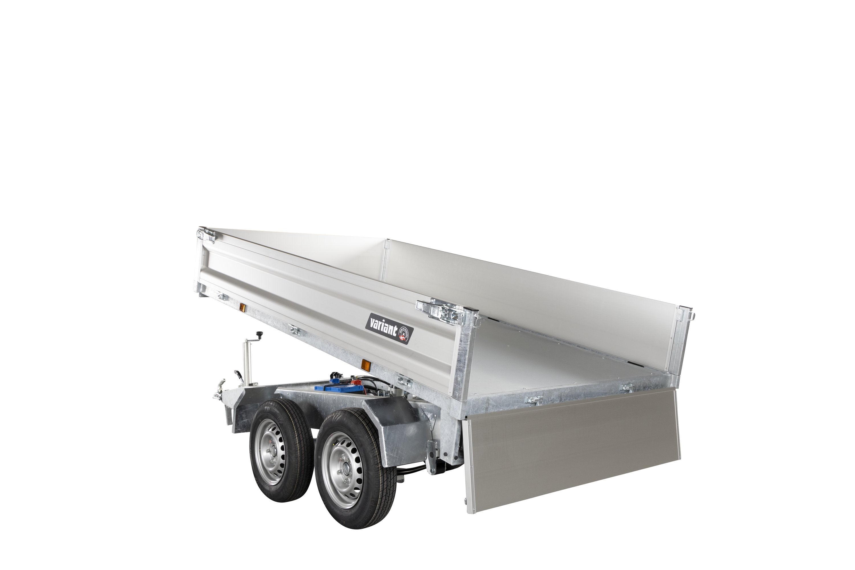 Variant 2015 T2 Tiptrailer | Aluminium/Stål | Ladmål 254 x 145 x 35 cm | 2000 kg