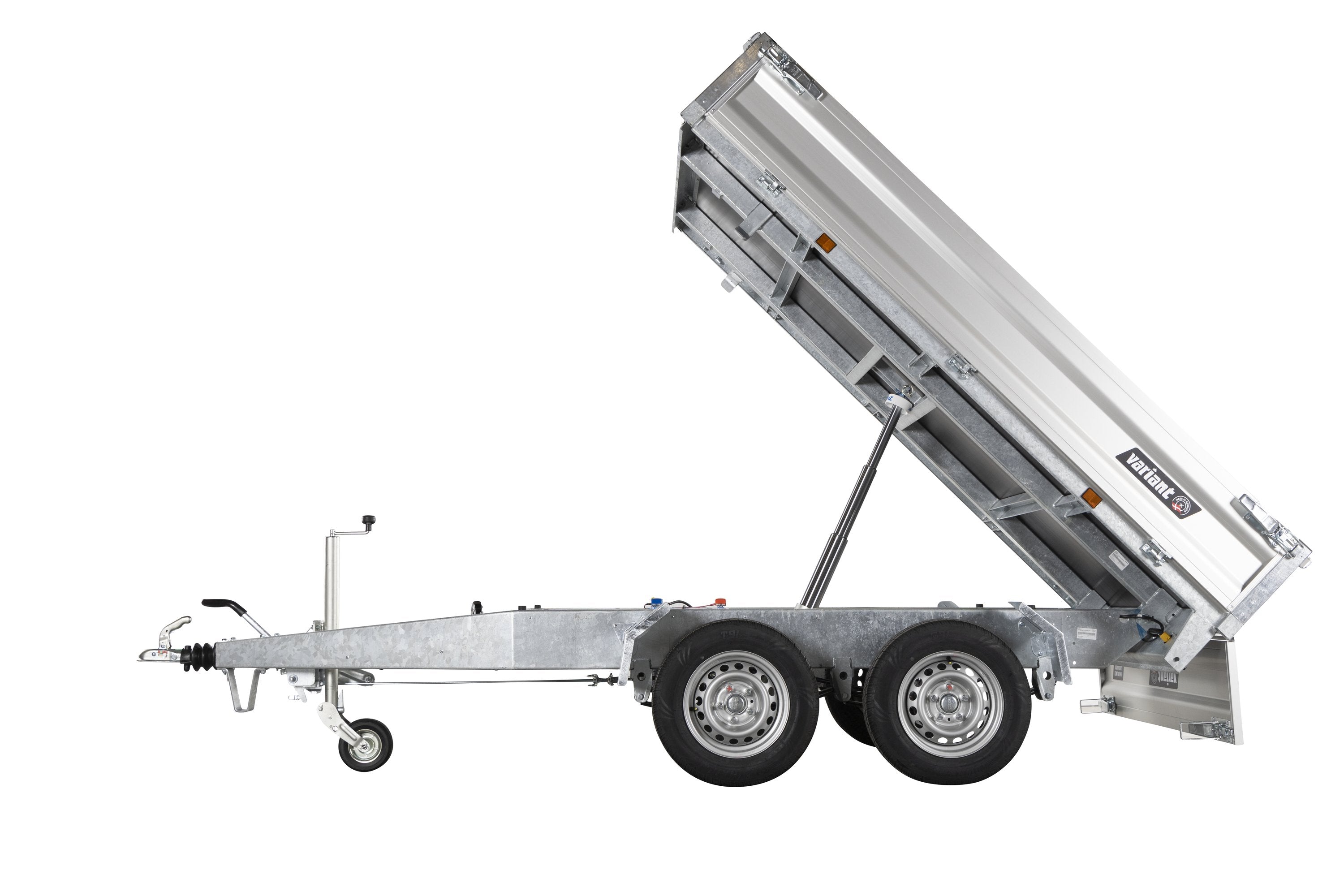 Variant 2015 T2 Maxi-Load Tiptrailer | Aluminium/Stål | Ladmål 254 x 145 x 35 cm | 2000 kg