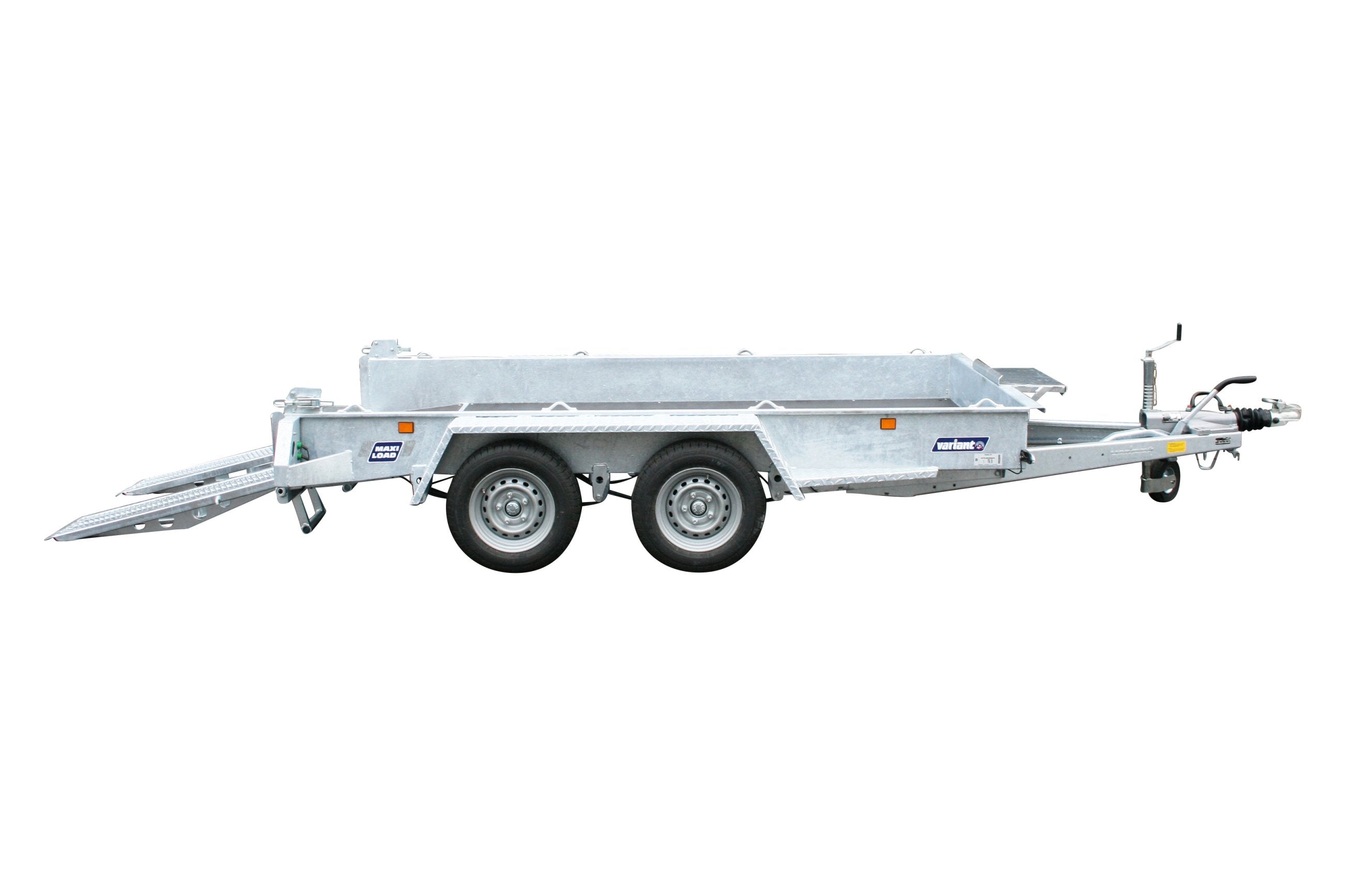 Variant 2716 B3 Maskintrailer | Stål | Ladmål 300 x 162 x 23 cm | 2700 kg