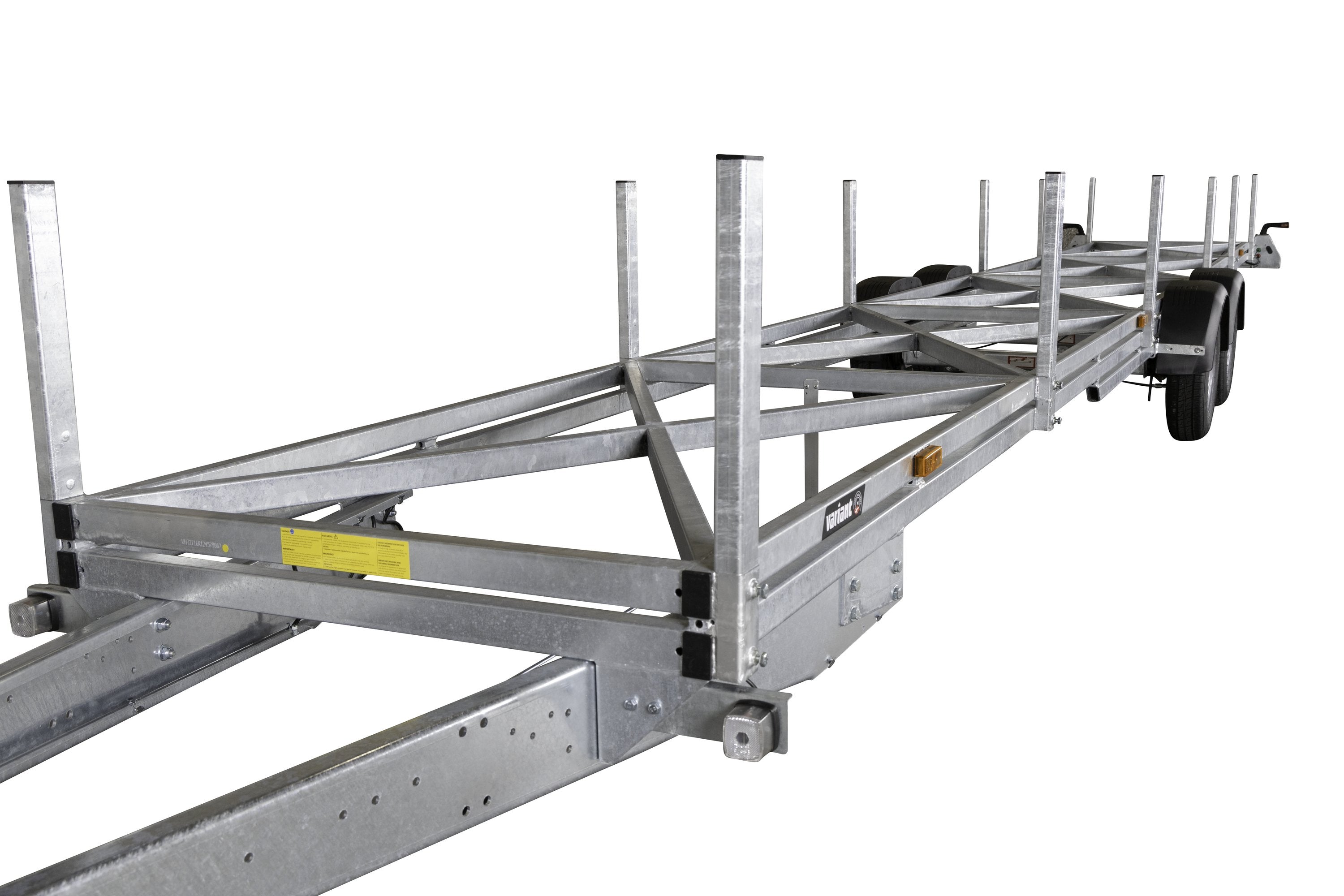 Variant 2716 R10 rørtrailer | Stål | Ladmål 994 x 110 x 51 cm | 2700 kg