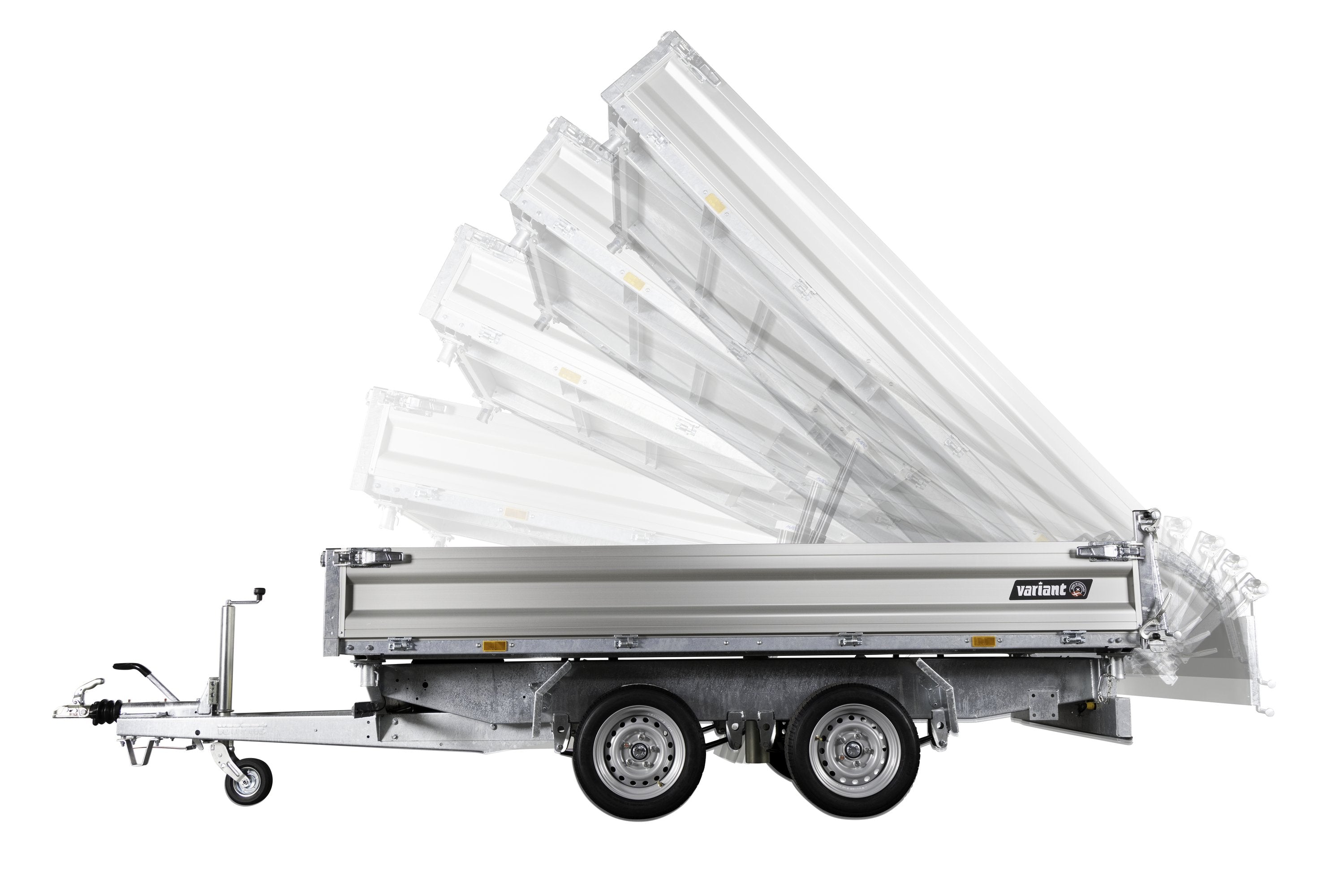 Variant 3017 TB Basic Tiptrailer | Aluminium/Stål | Ladmål 320 x 168 x 35 cm | 3000 kg