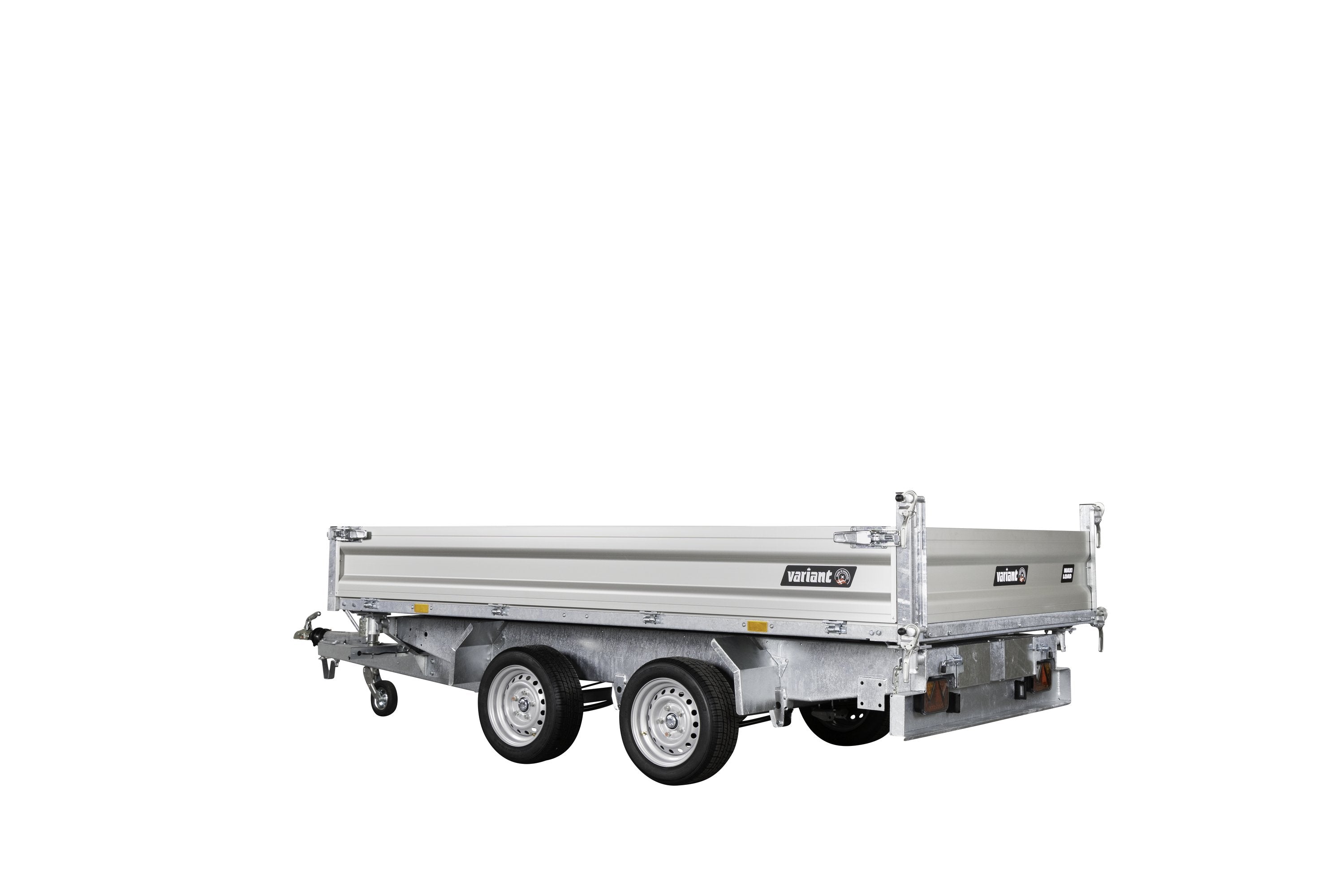 Variant 3017 TB Tiptrailer | Aluminium/Stål | Ladmål 320 x 168 x 35 cm | 3000 kg