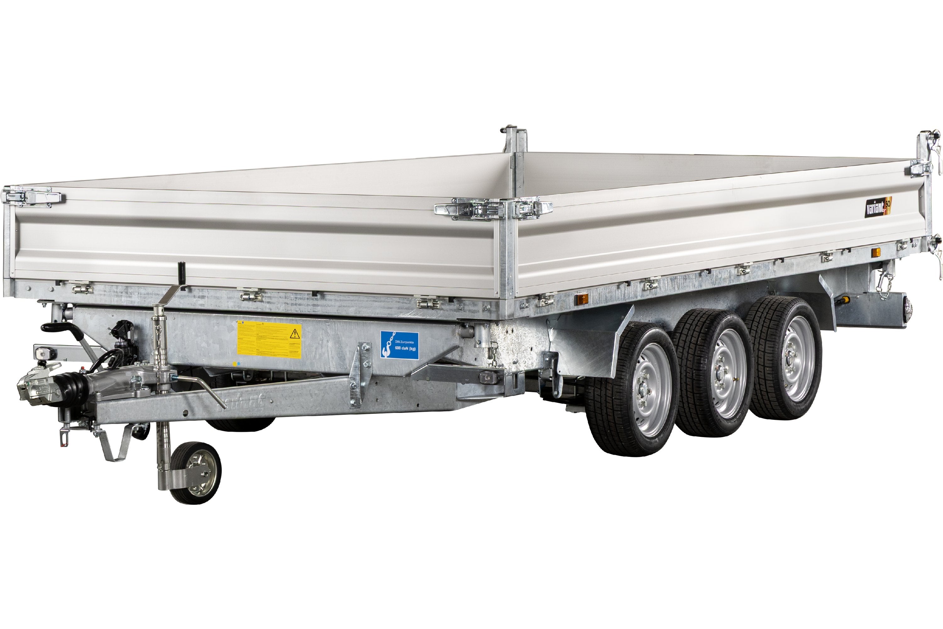 Variant 3321 TB Tiptrailer | Aluminium/Stål | Ladmål 414 x 210 x 35 cm | 3500 kg