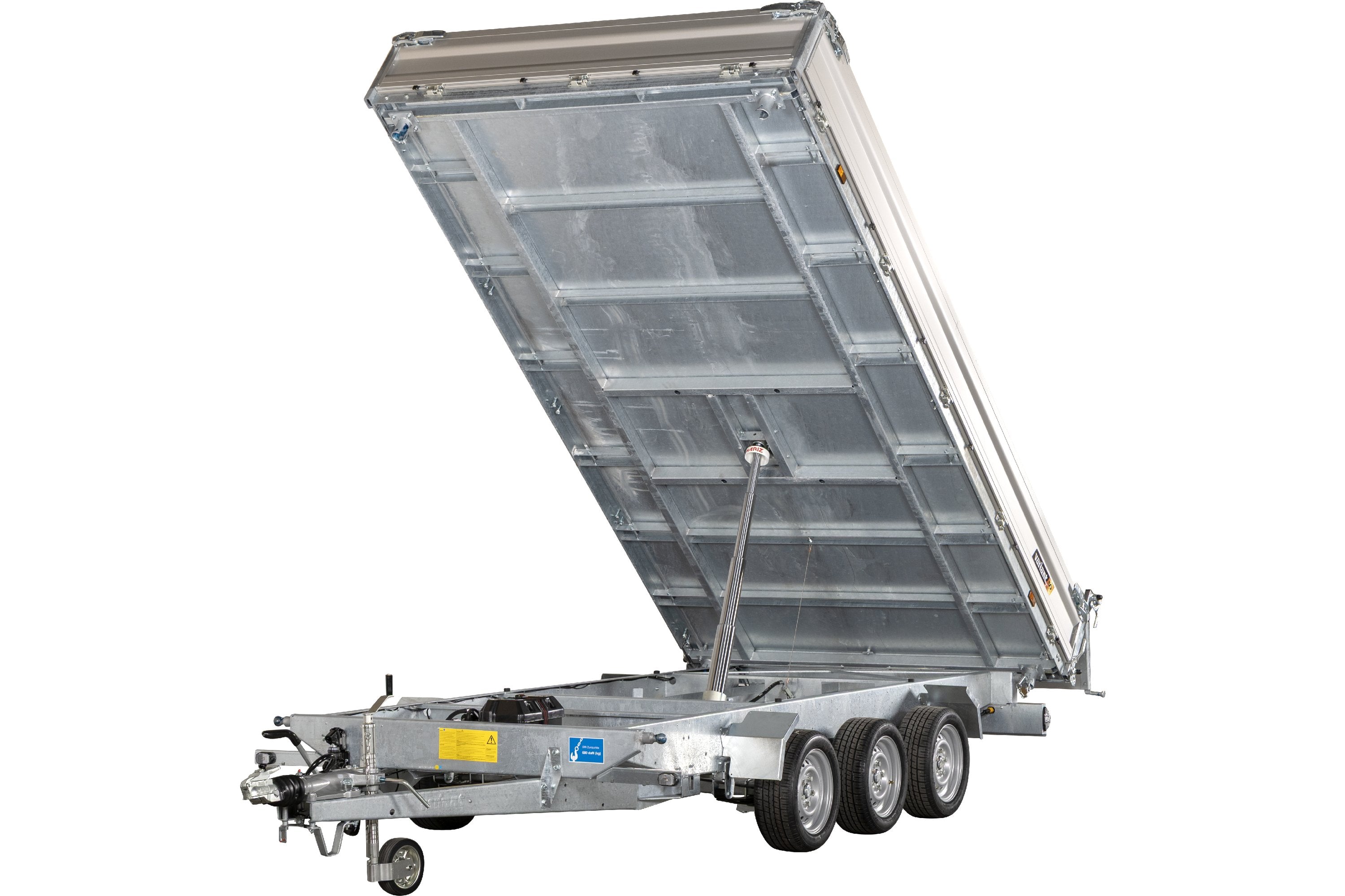 Variant 3321 TB Tiptrailer | Aluminium/Stål | Ladmål 414 x 210 x 35 cm | 3500 kg