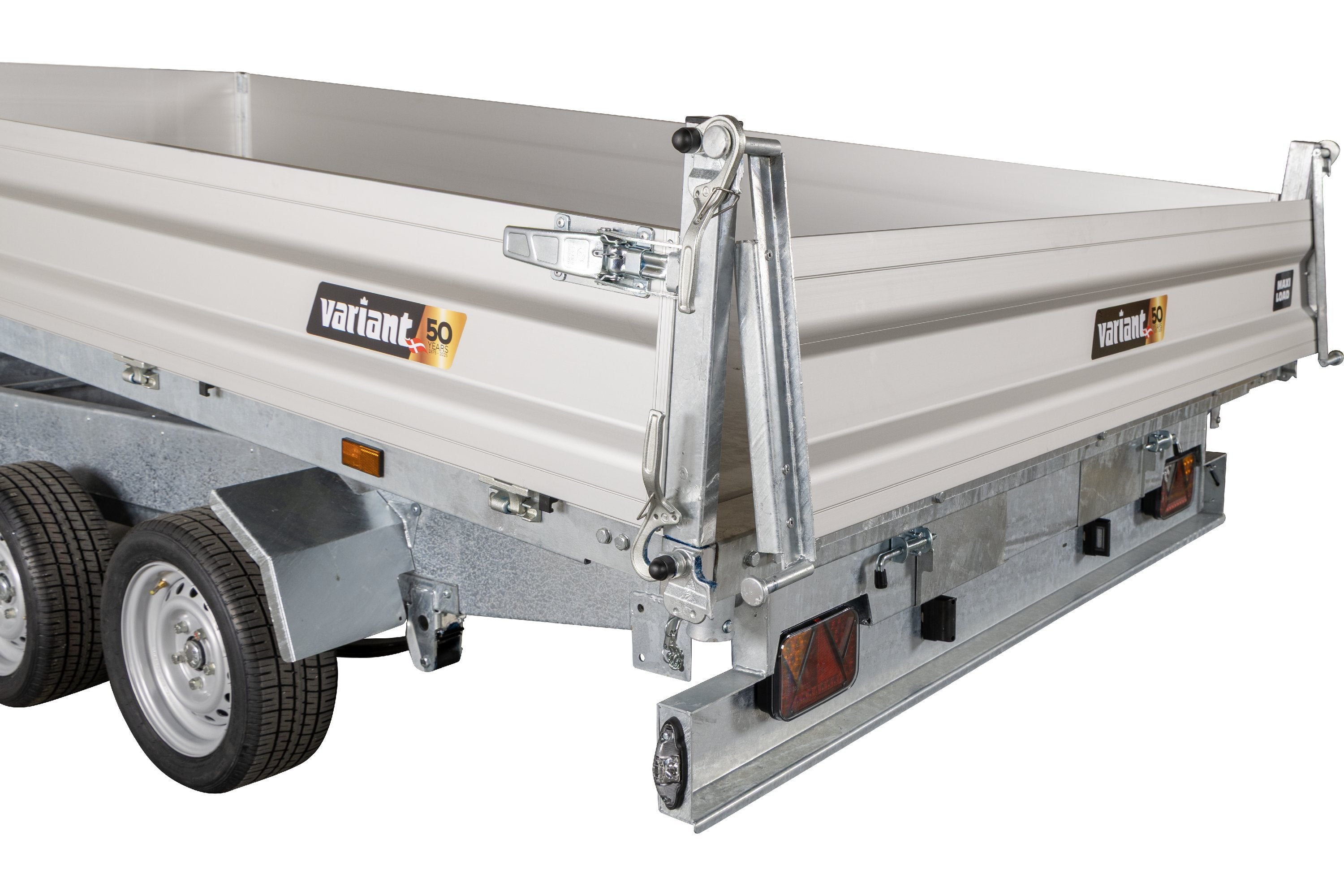 Variant 3321 TB Tiptrailer | Aluminium/Stål | Ladmål 414 x 210 x 35 cm | 3500 kg