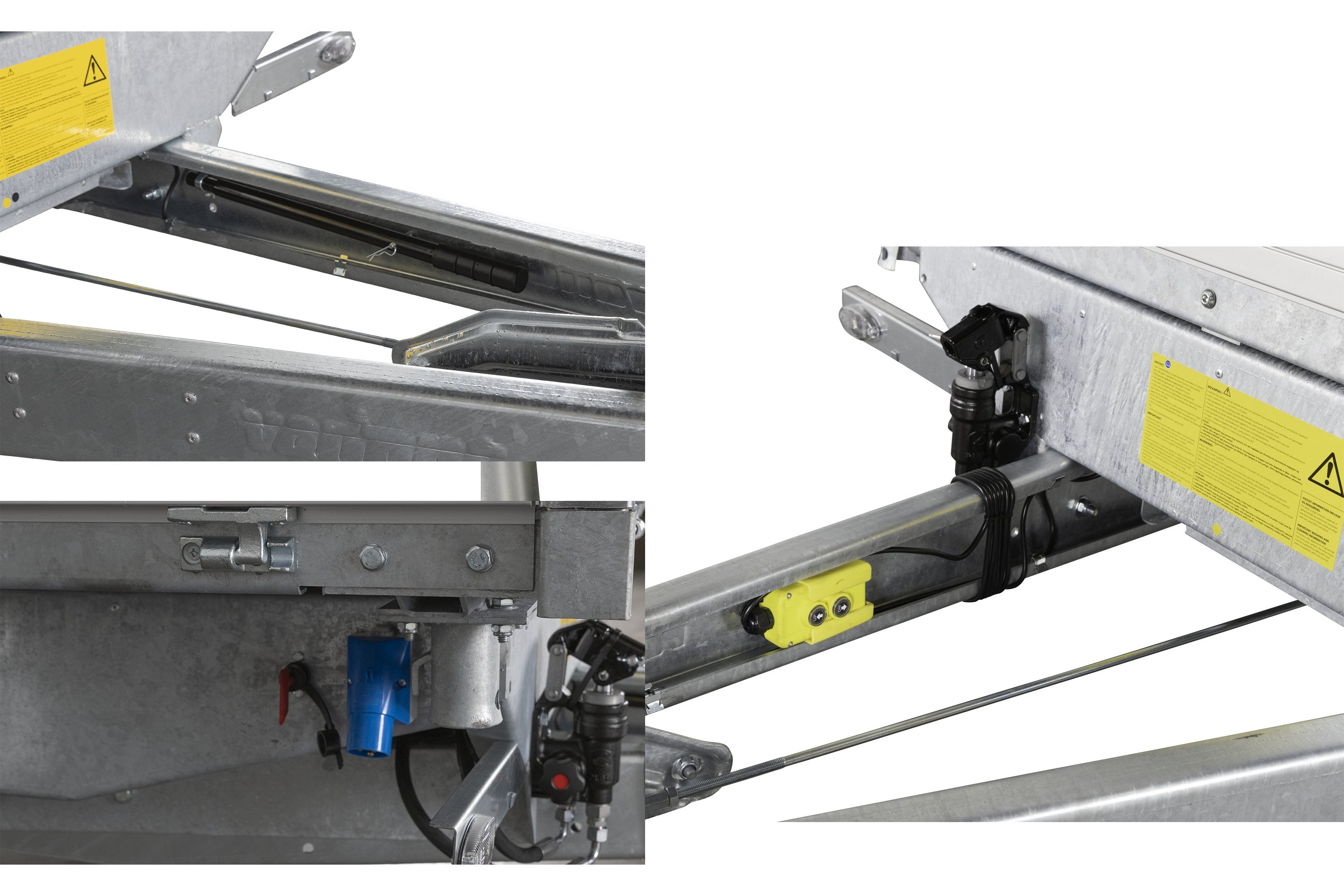 Variant 3321 TB Tiptrailer | Aluminium/Stål | Ladmål 414 x 210 x 35 cm | 3500 kg