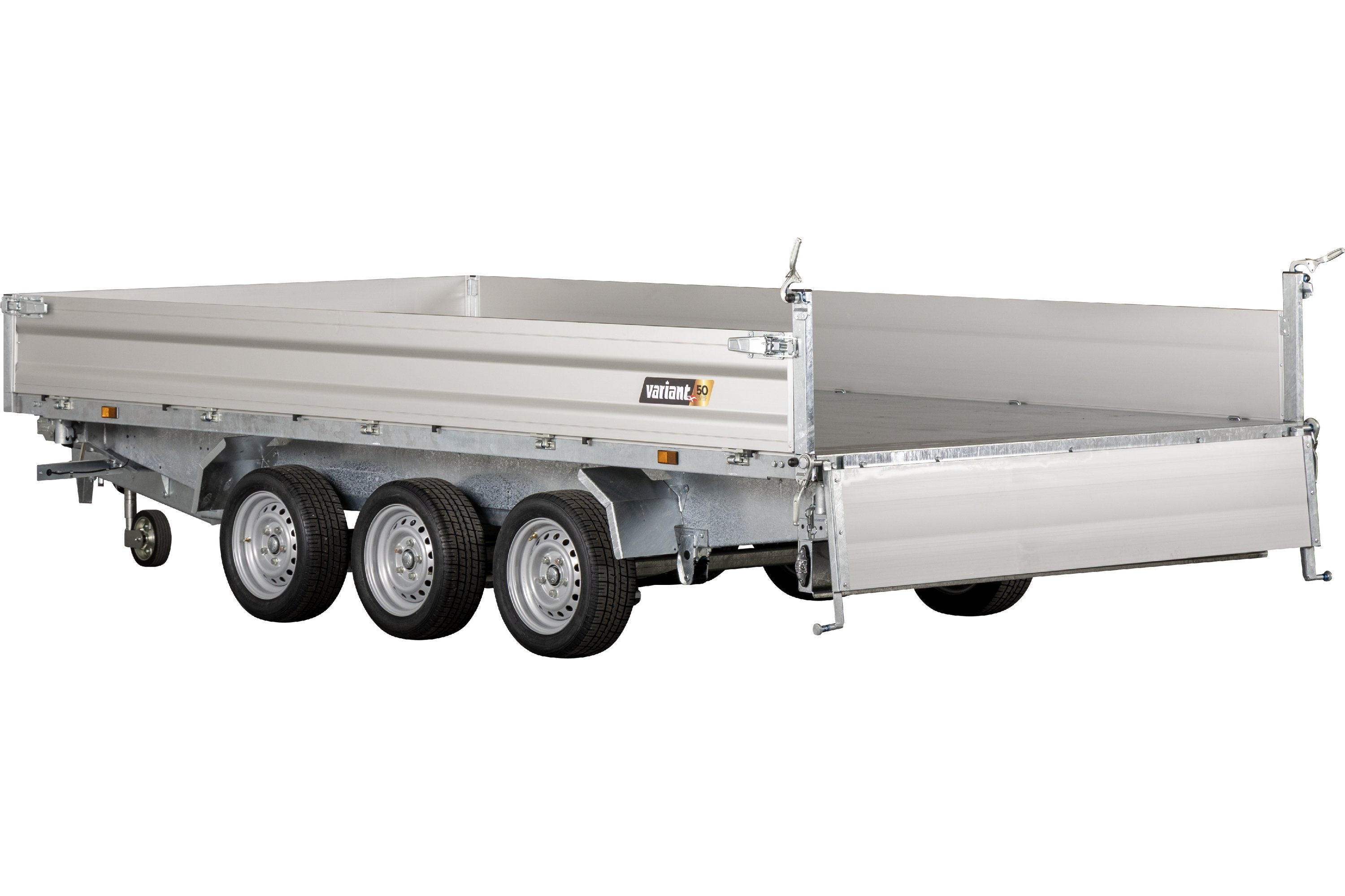Variant 3321 TB Tiptrailer | Aluminium/Stål | Ladmål 414 x 210 x 35 cm | 3500 kg