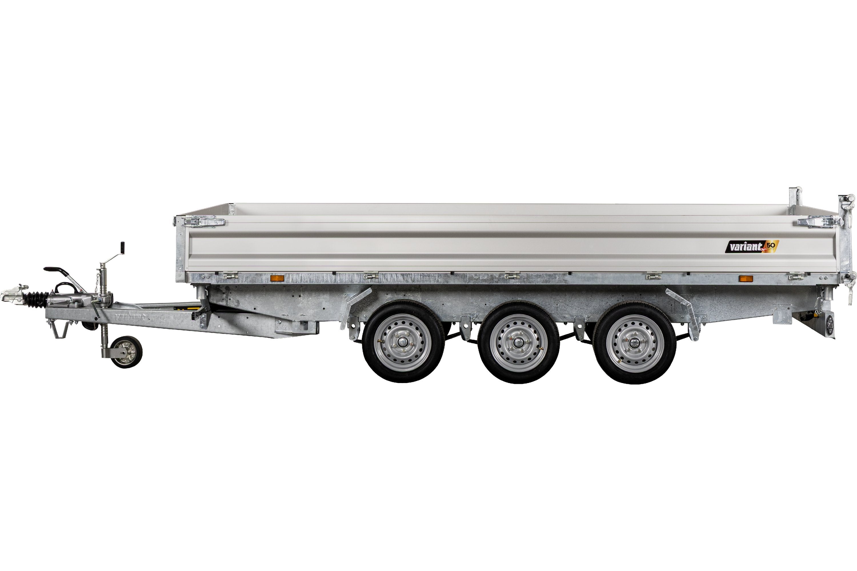 Variant 3321 TB Tiptrailer | Aluminium/Stål | Ladmål 414 x 210 x 35 cm | 3500 kg