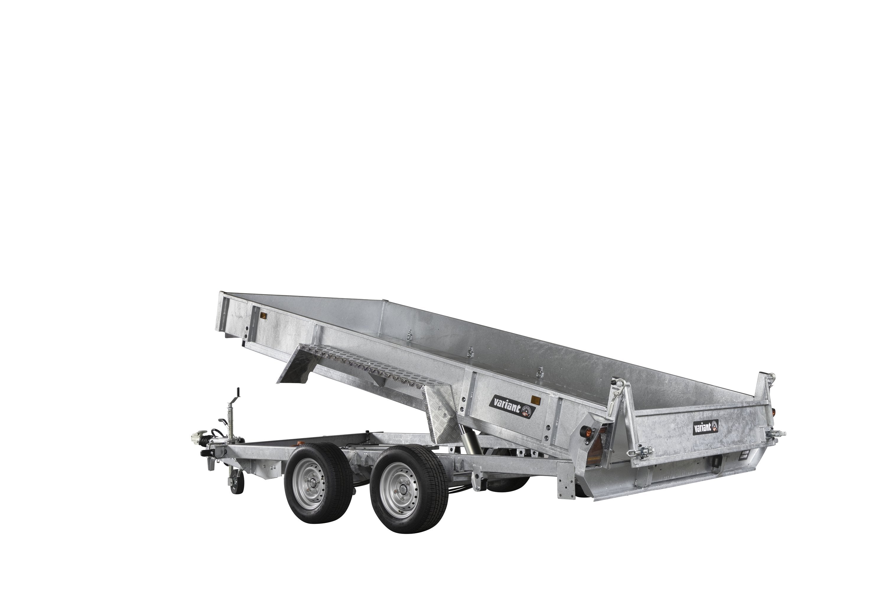 Variant 3517 MT Tiptrailer | Stål | Ladmål 360 x 170 x 30 cm | 3500 kg