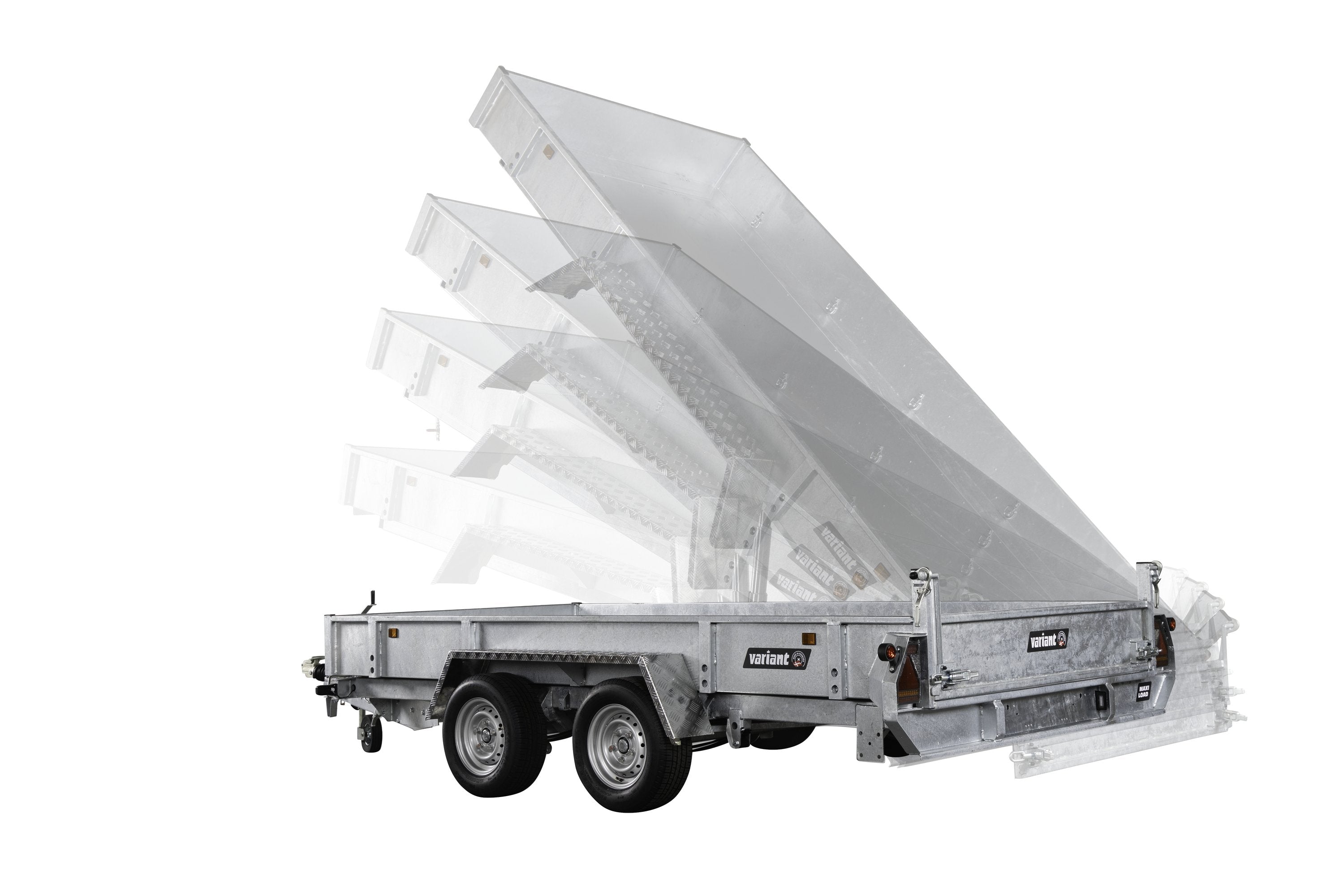 Variant 3517 MT Tiptrailer | Stål | Ladmål 360 x 170 x 30 cm | 3500 kg