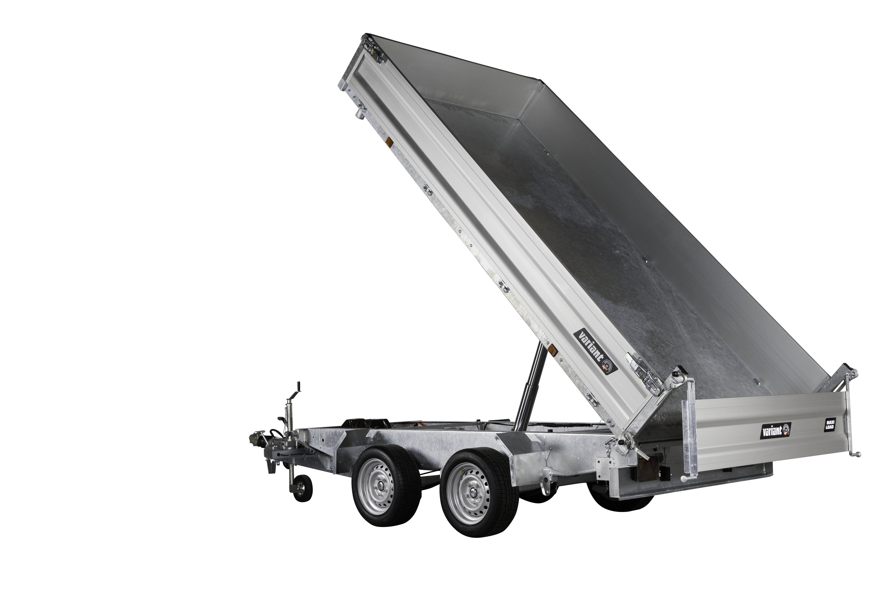 Variant 3517 TB Tiptrailer | Aluminium/Stål | Ladmål 320 x 168 x 35 cm | 3500 kg