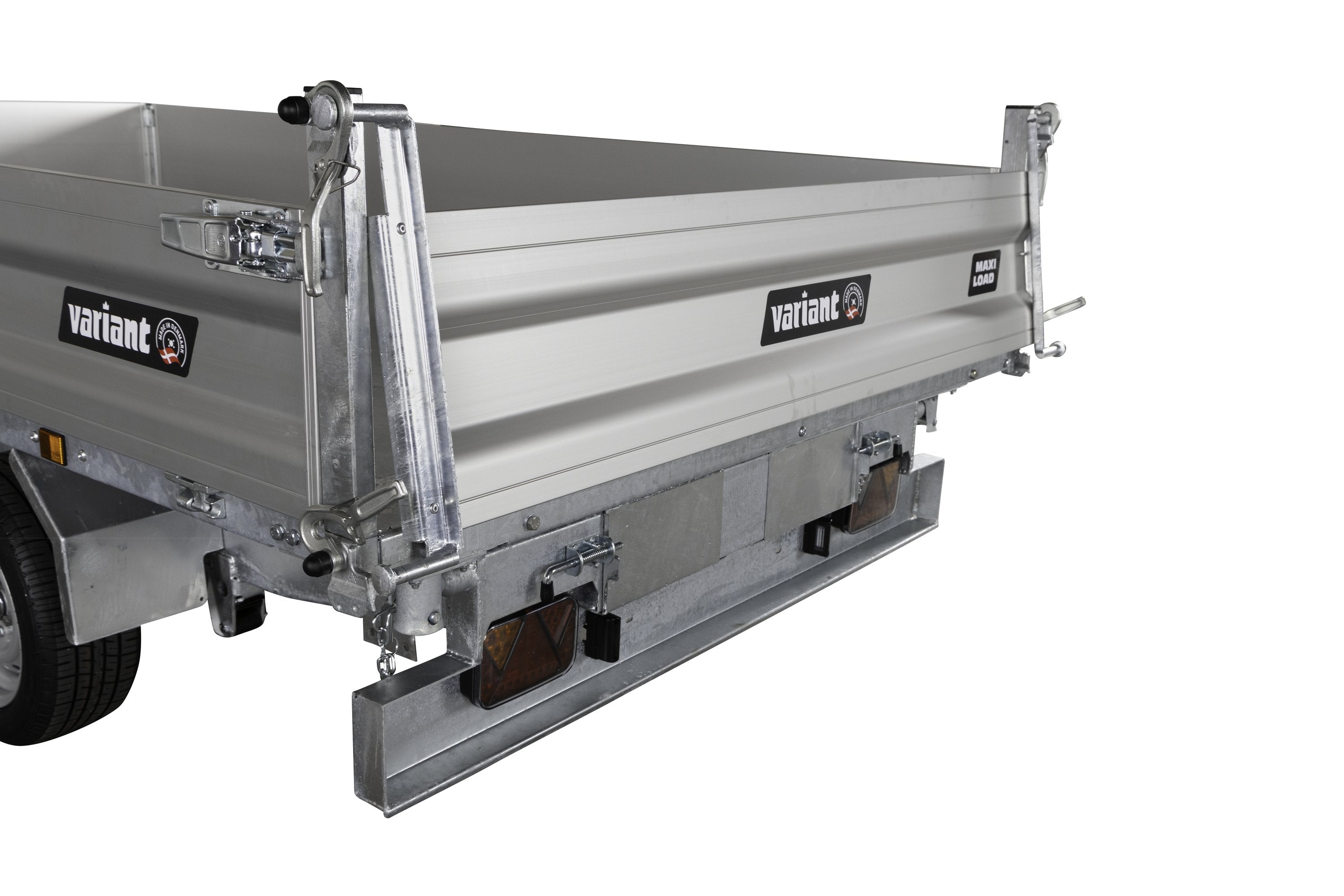 Variant 3517 TB Tiptrailer | Aluminium/Stål | Ladmål 320 x 168 x 35 cm | 3500 kg