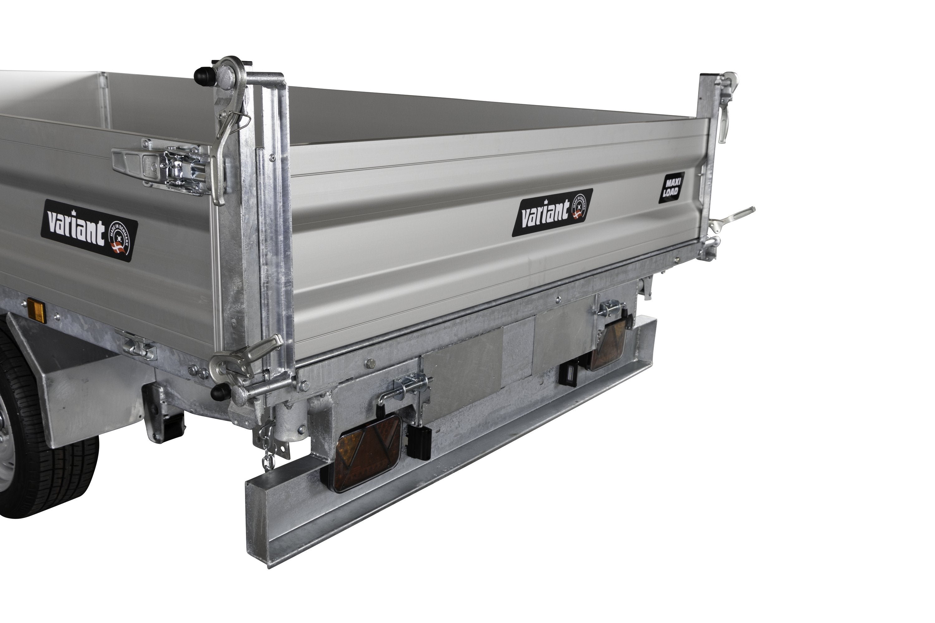 Variant 3517 TB Tiptrailer | Aluminium/Stål | Ladmål 320 x 168 x 35 cm | 3500 kg