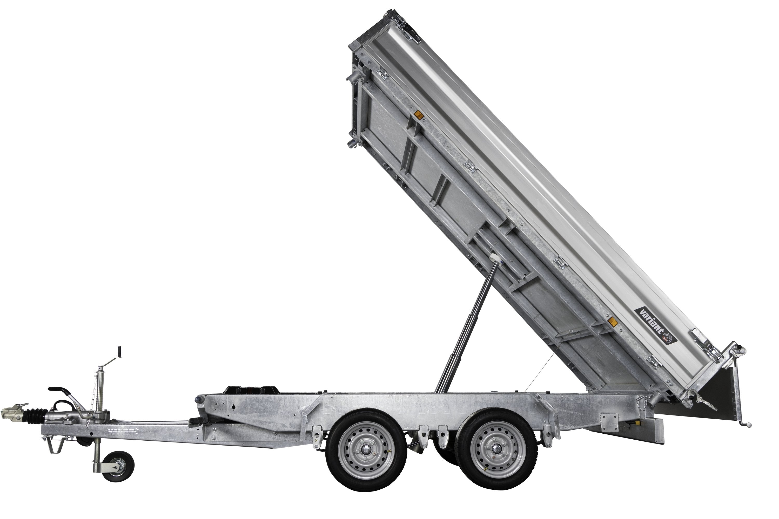 Variant 3517 TB Tiptrailer | Aluminium/Stål | Ladmål 320 x 168 x 35 cm | 3500 kg