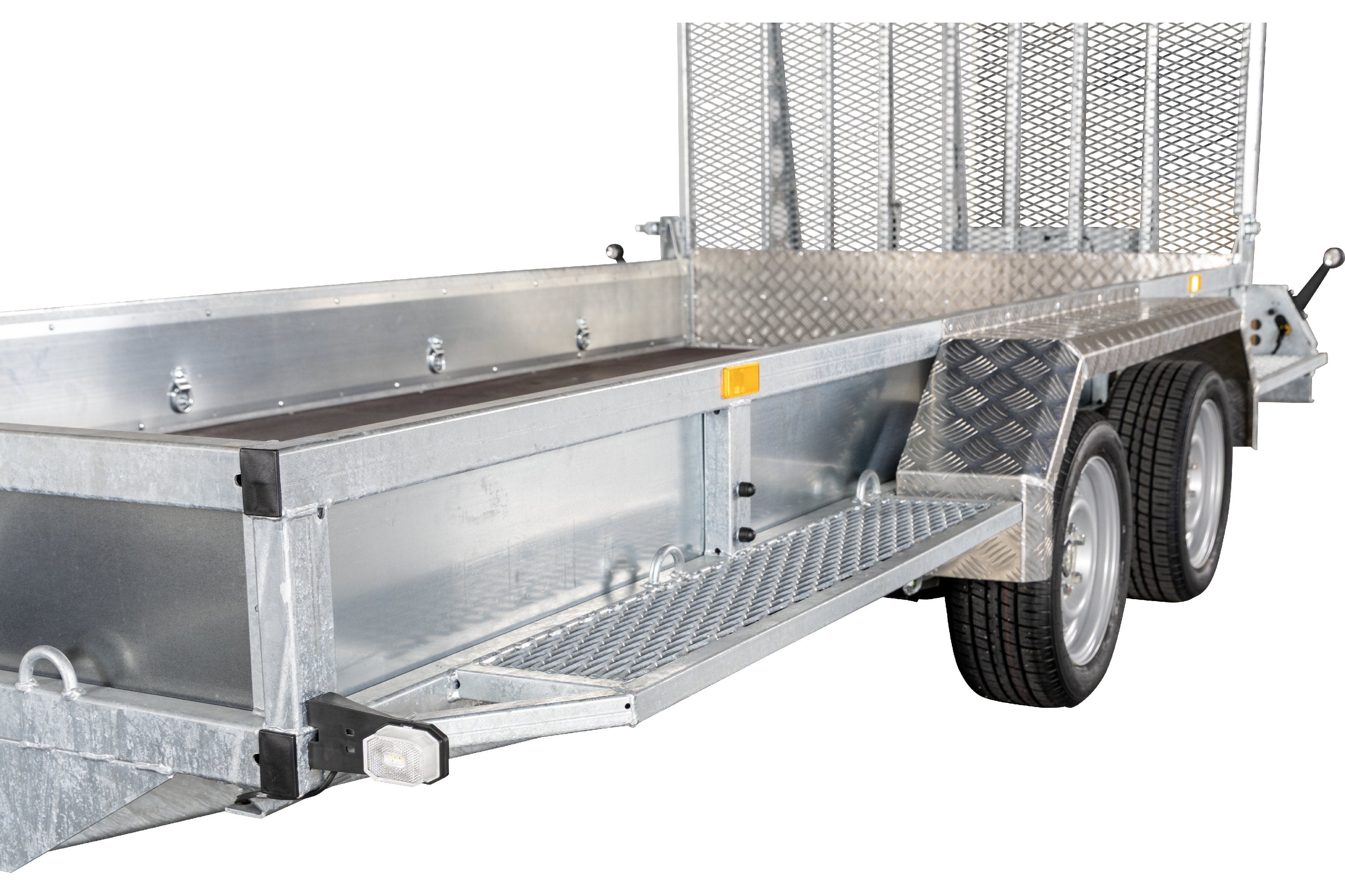 Variant 3518 M4 Maskintrailer | Stål | Ladmål 400 x 180 x 30 cm | 3500 kg