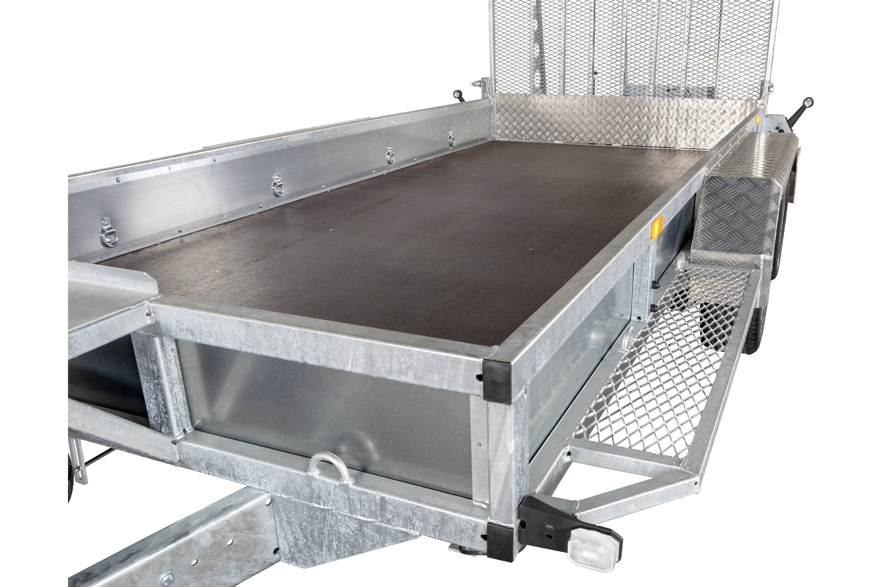 Variant 3518 M4 Maskintrailer | Stål | Ladmål 400 x 180 x 30 cm | 3500 kg