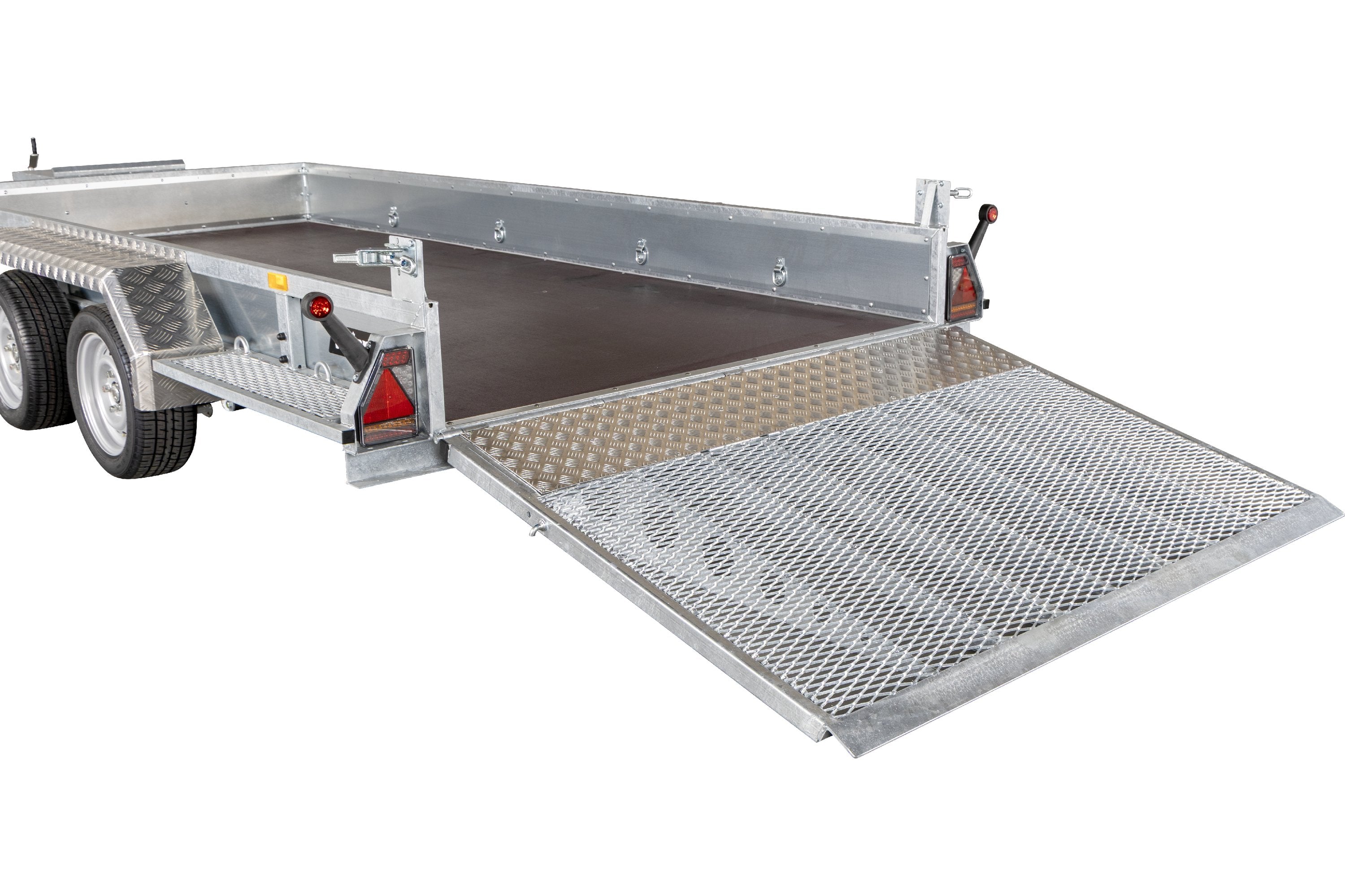 Variant 3518 M4 Maskintrailer | Stål | Ladmål 400 x 180 x 30 cm | 3500 kg