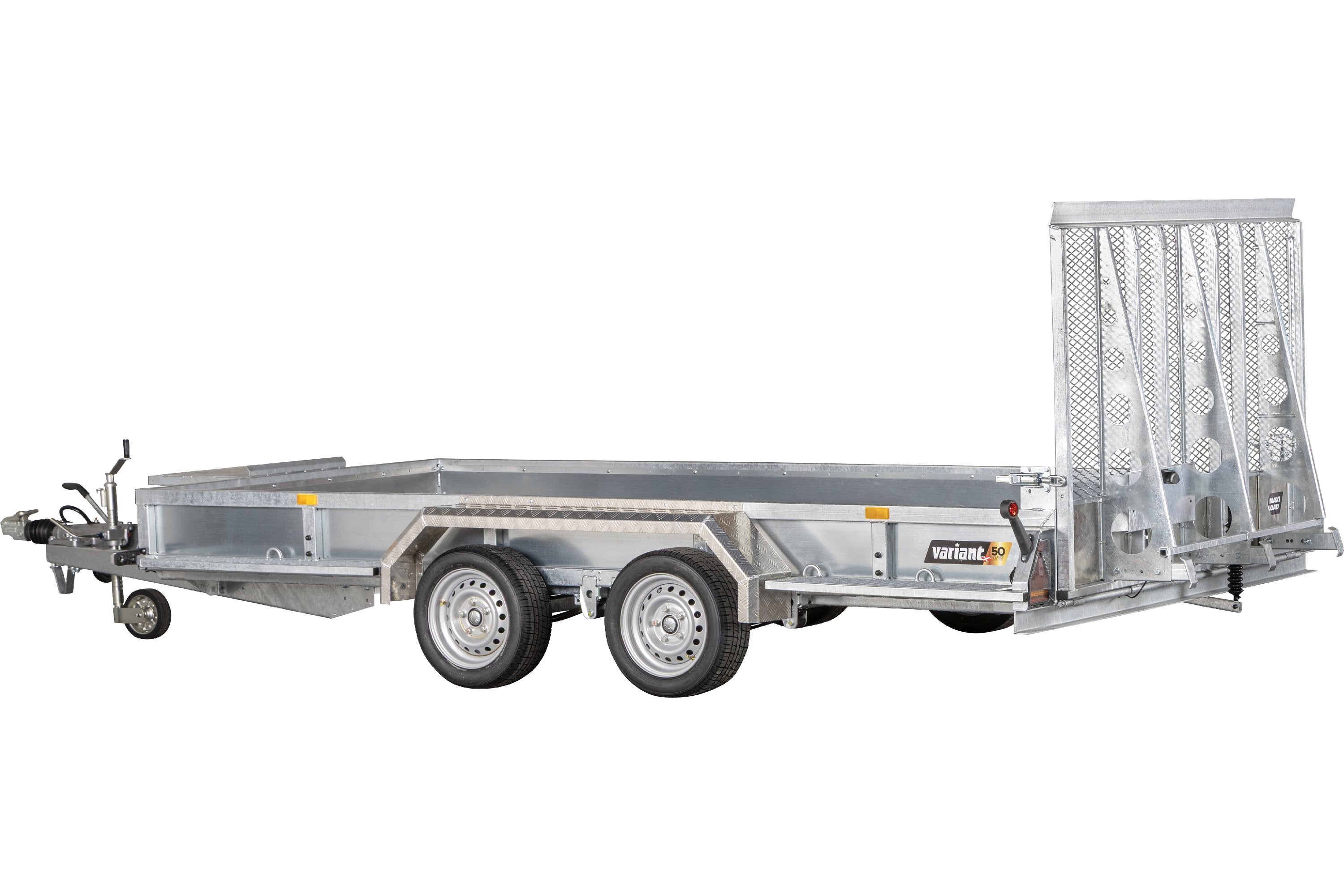 Variant 3518 M4 Maskintrailer | Stål | Ladmål 400 x 180 x 30 cm | 3500 kg