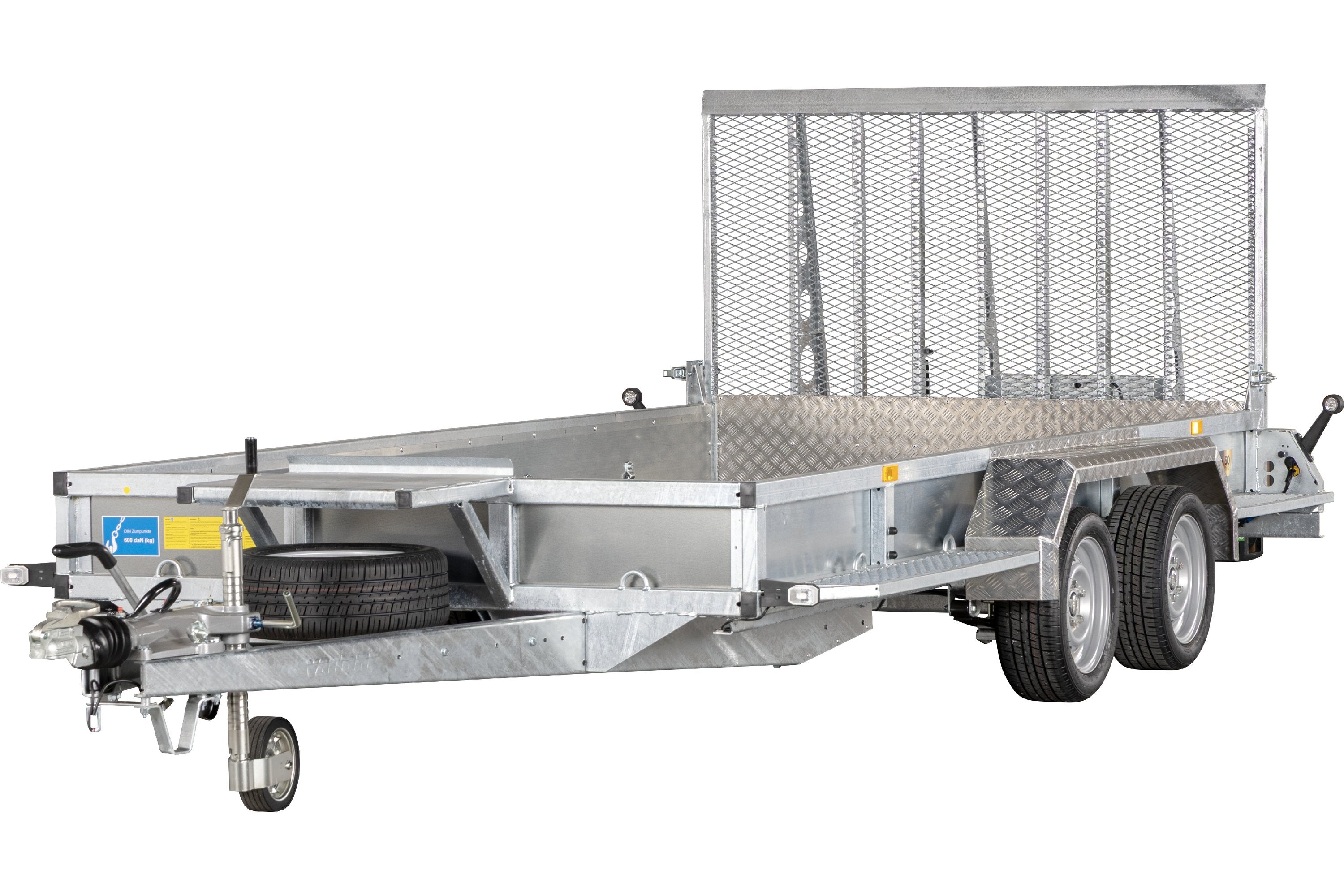 Variant 3518 M4 Maskintrailer | Stål | Ladmål 400 x 180 x 30 cm | 3500 kg