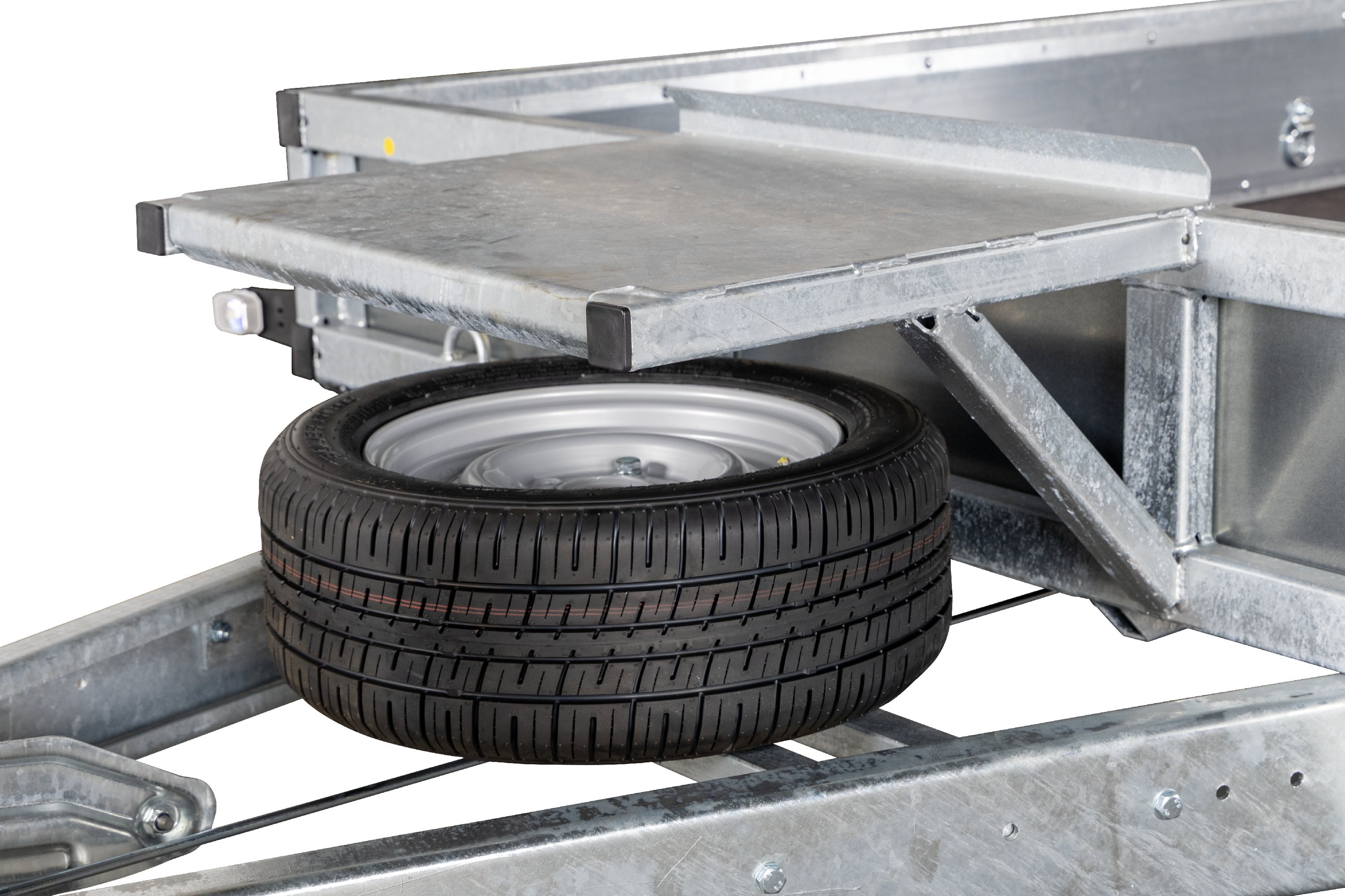 Variant 3518 M4 Maskintrailer | Stål | Ladmål 400 x 180 x 30 cm | 3500 kg