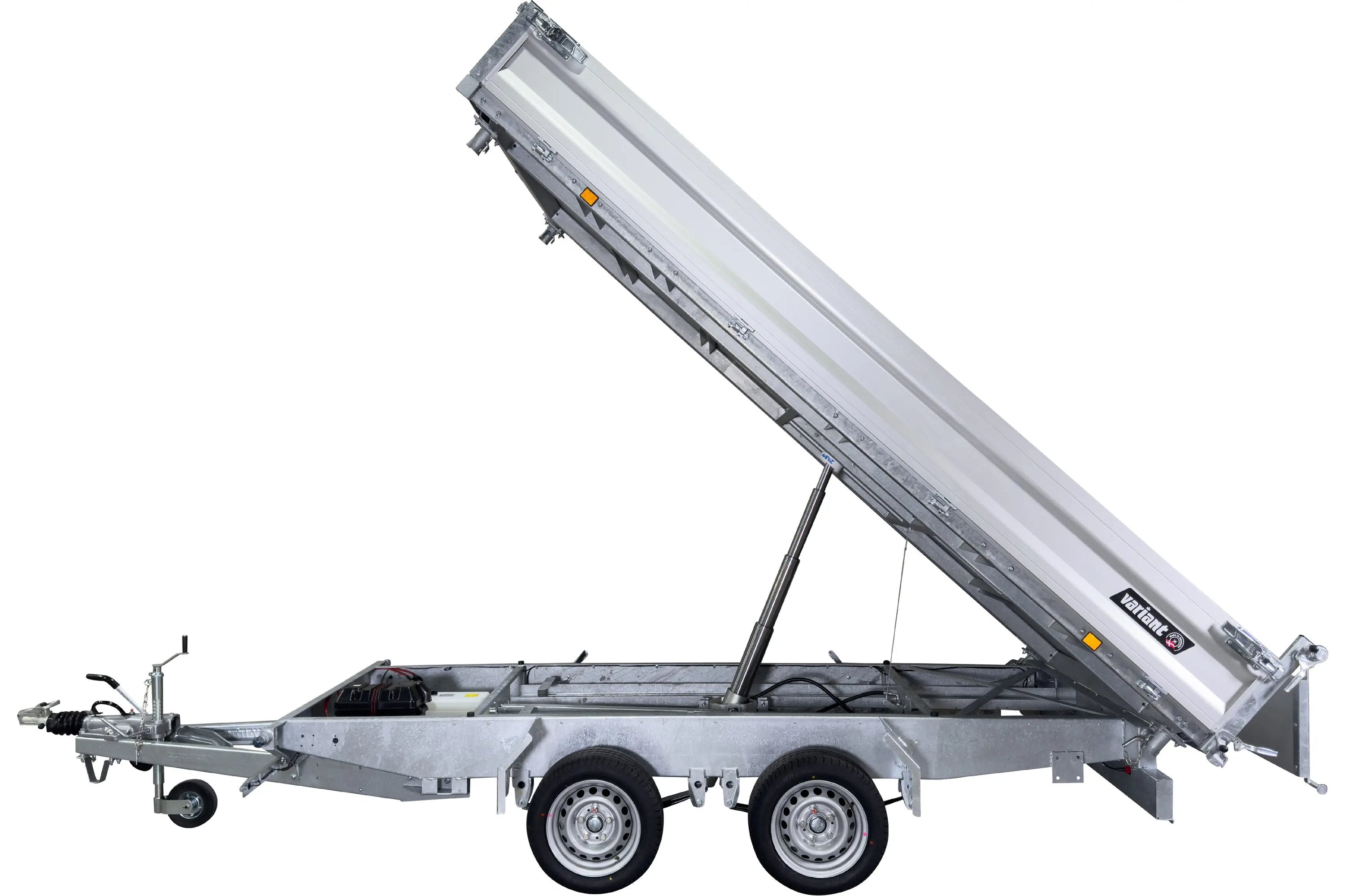 Variant 3519 TB Basic Tiptrailer | Aluminium/Stål | Ladmål 361 x 185 x 35 cm | 3500 kg