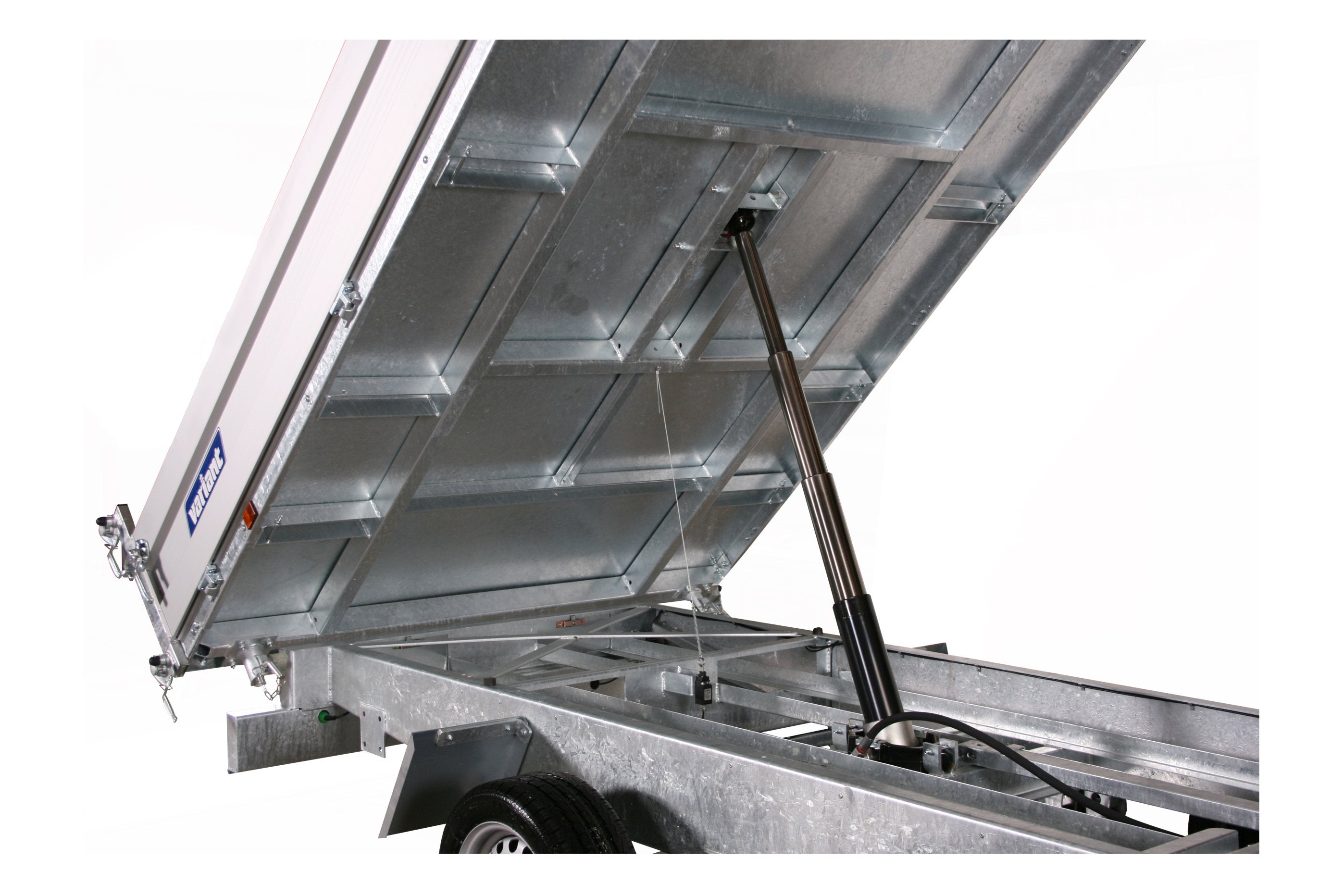 Variant 3519 TB Tiptrailer | Aluminium/Stål | Ladmål 361 x 185 x 35 cm | 3500 kg