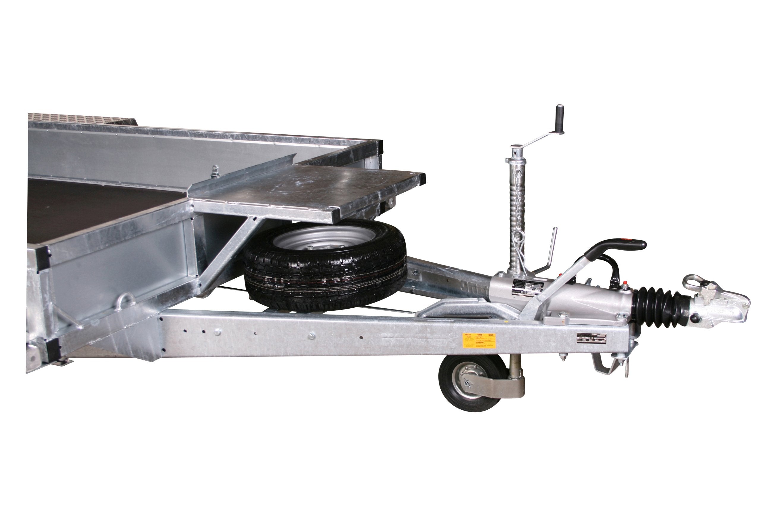 Variant 3520 M5 Maskintrailer | Stål | Ladmål 460 x 198 x 29 cm | 3500 kg