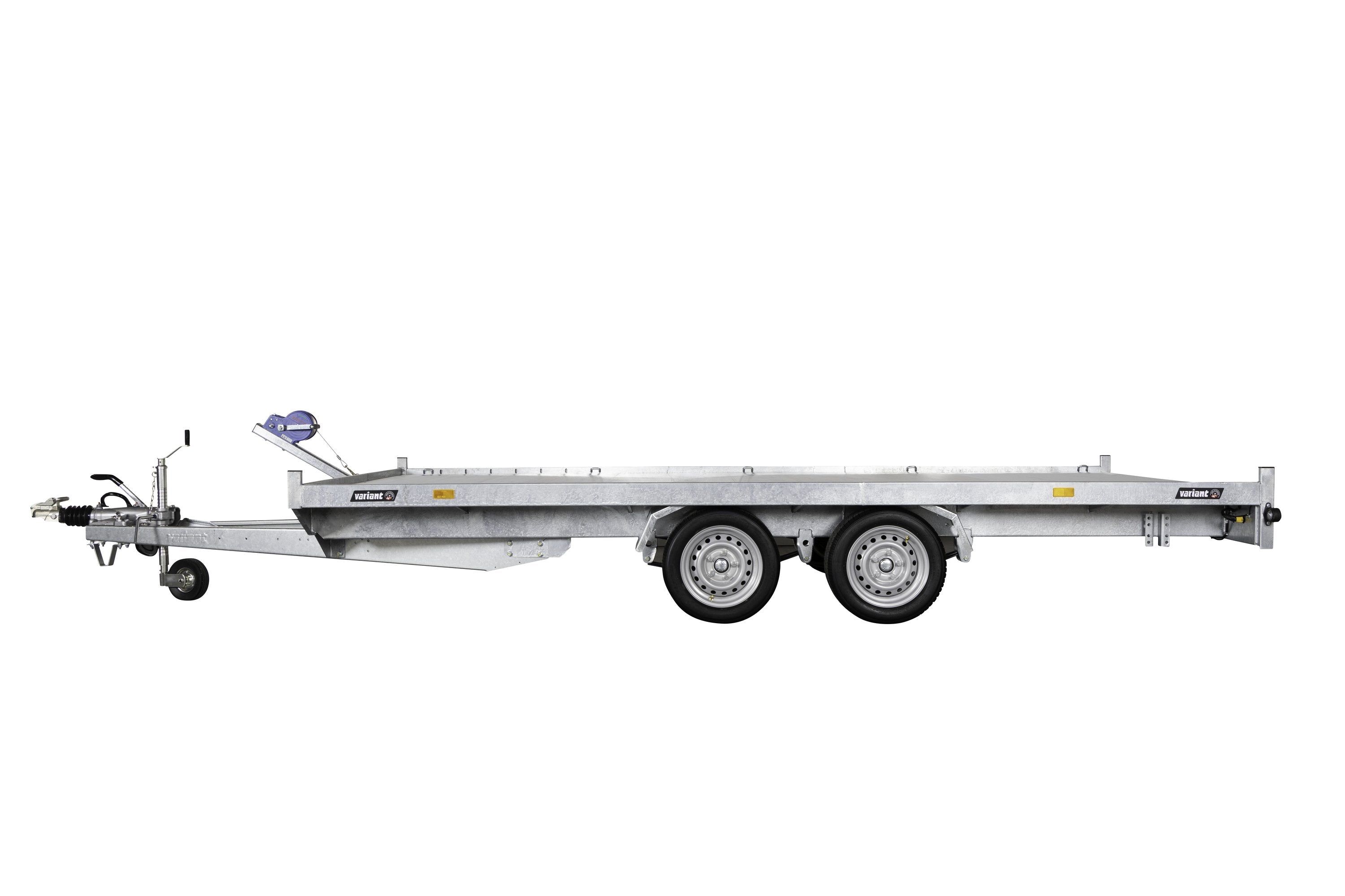 Variant 3521 L4 Ladtrailer | Aluminium | Ladmål 420 x 204 x 4 cm | 3500 kg