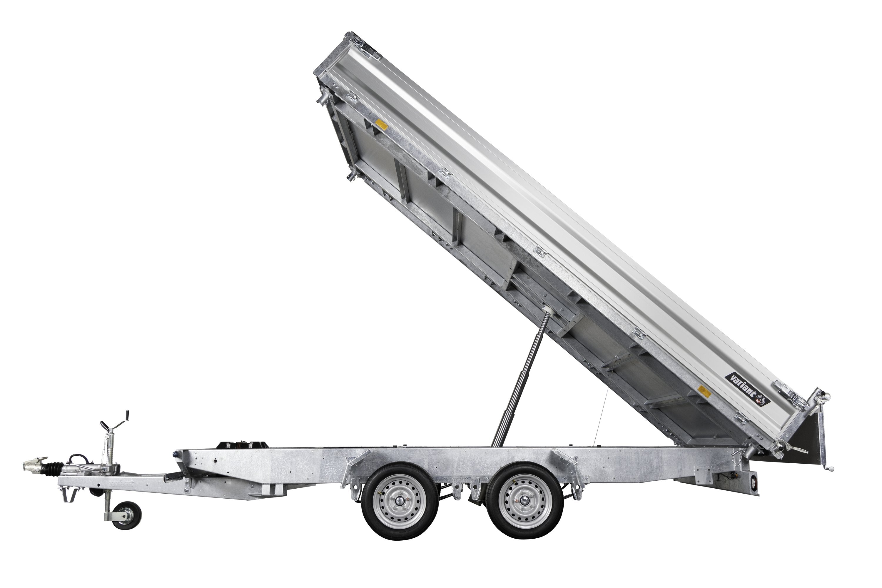 Variant 3521 TB Tiptrailer | Aluminium/Stål | Ladmål 414 x 210 x 35 cm | 3500 kg