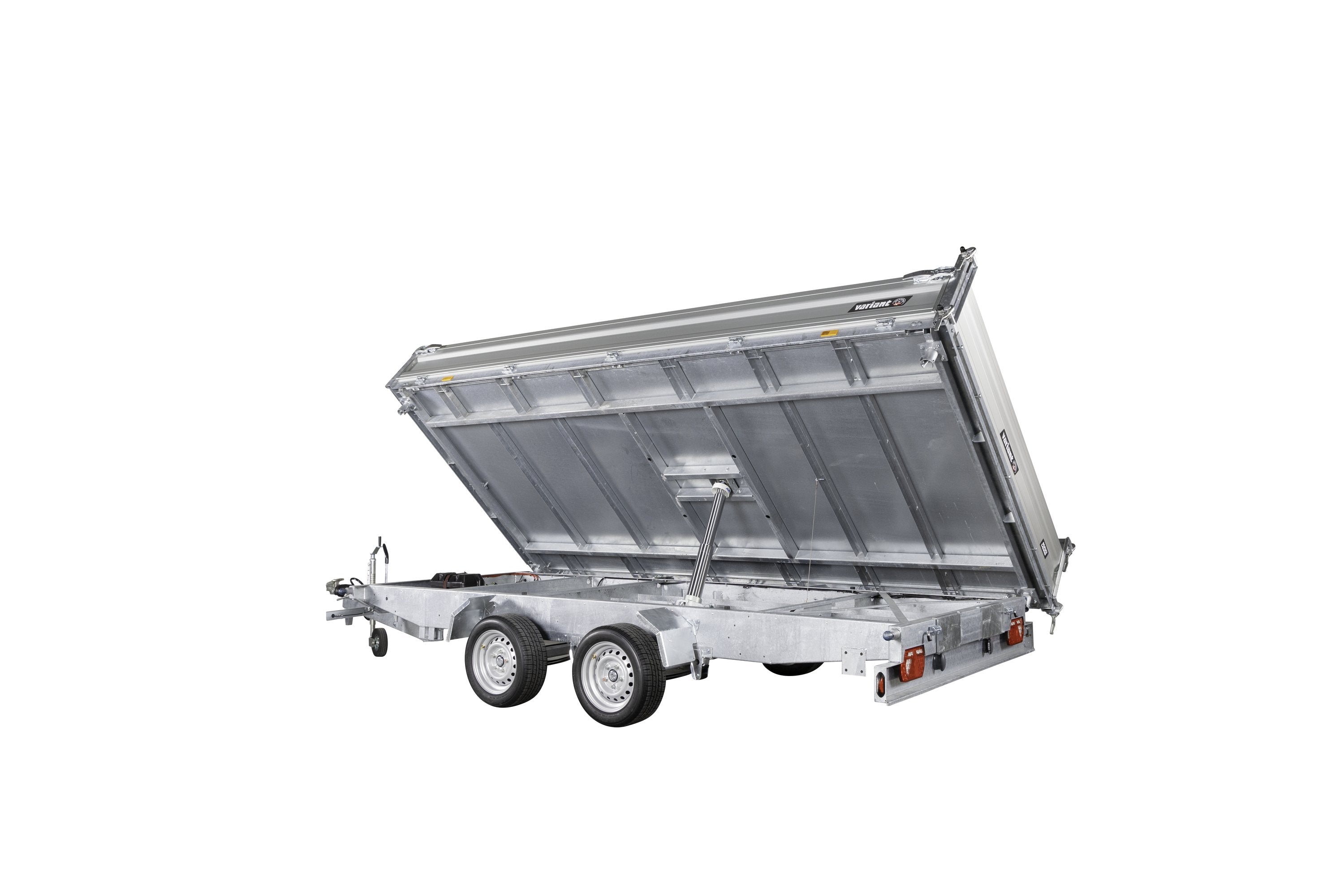 Variant 3521 TB Tiptrailer | Aluminium/Stål | Ladmål 414 x 210 x 35 cm | 3500 kg