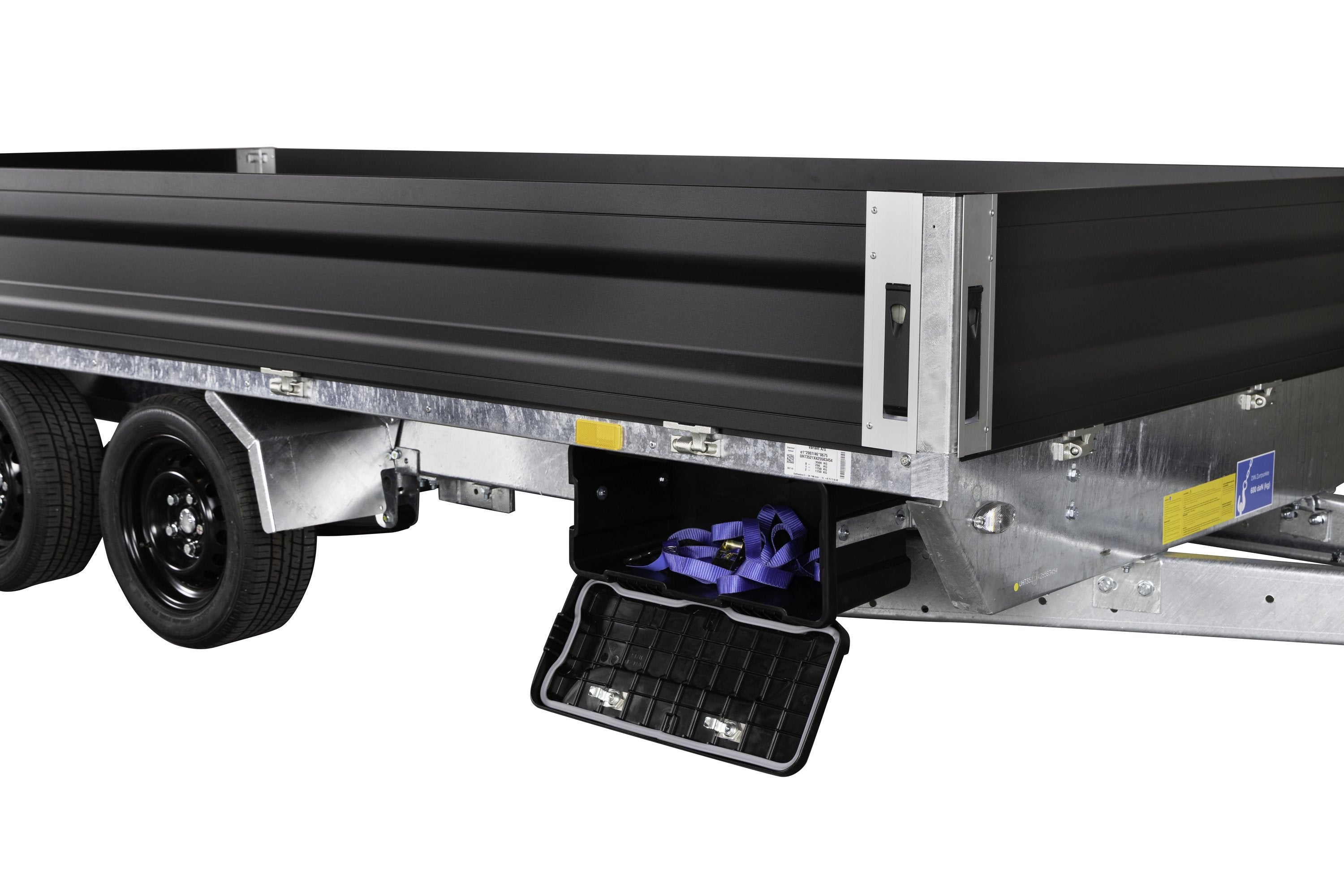 Variant 3521 X4 Trailer | Aluminium | Ladmål 414 x 204 x 35 cm | 3500 kg