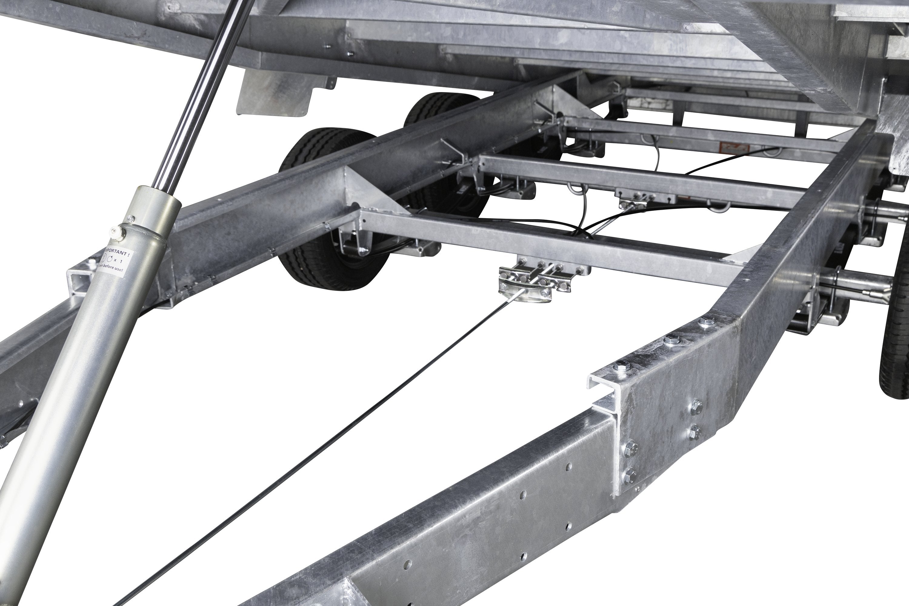 Variant 3553 UX Uni trailer | Aluminium | Ladmål 520 x 210 x 35 cm | 3500 kg