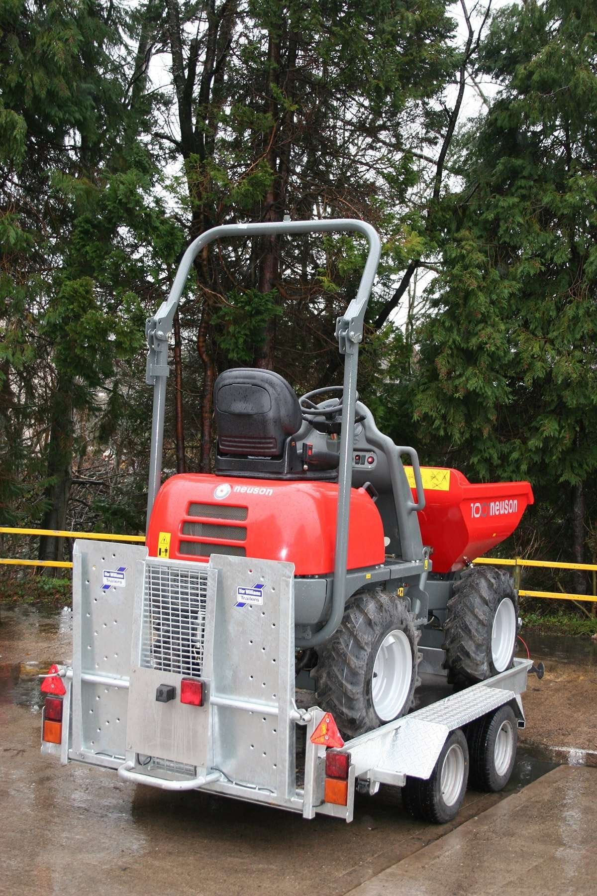 Ifor Williams GH64 Maskintrailer | Ladmål 188 x 123 x 16 cm | 1 aksler, 10" hjul | 1500 kg