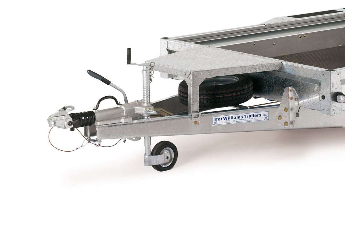 Ifor Williams GX125HD Maskintrailer | Ladmål 366 x 157 x 265 cm | 3500 kg