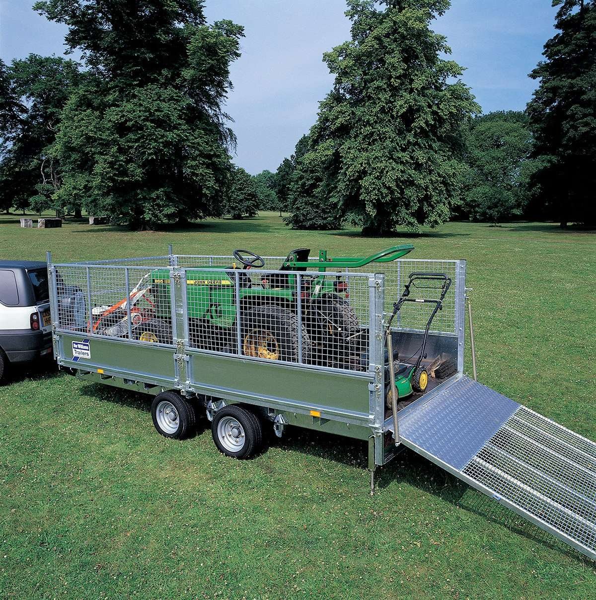 Ifor Williams LT106 Ladtrailer | 2 aksler, 13" hjul | Maskin- og autotrailere | 2000 kg