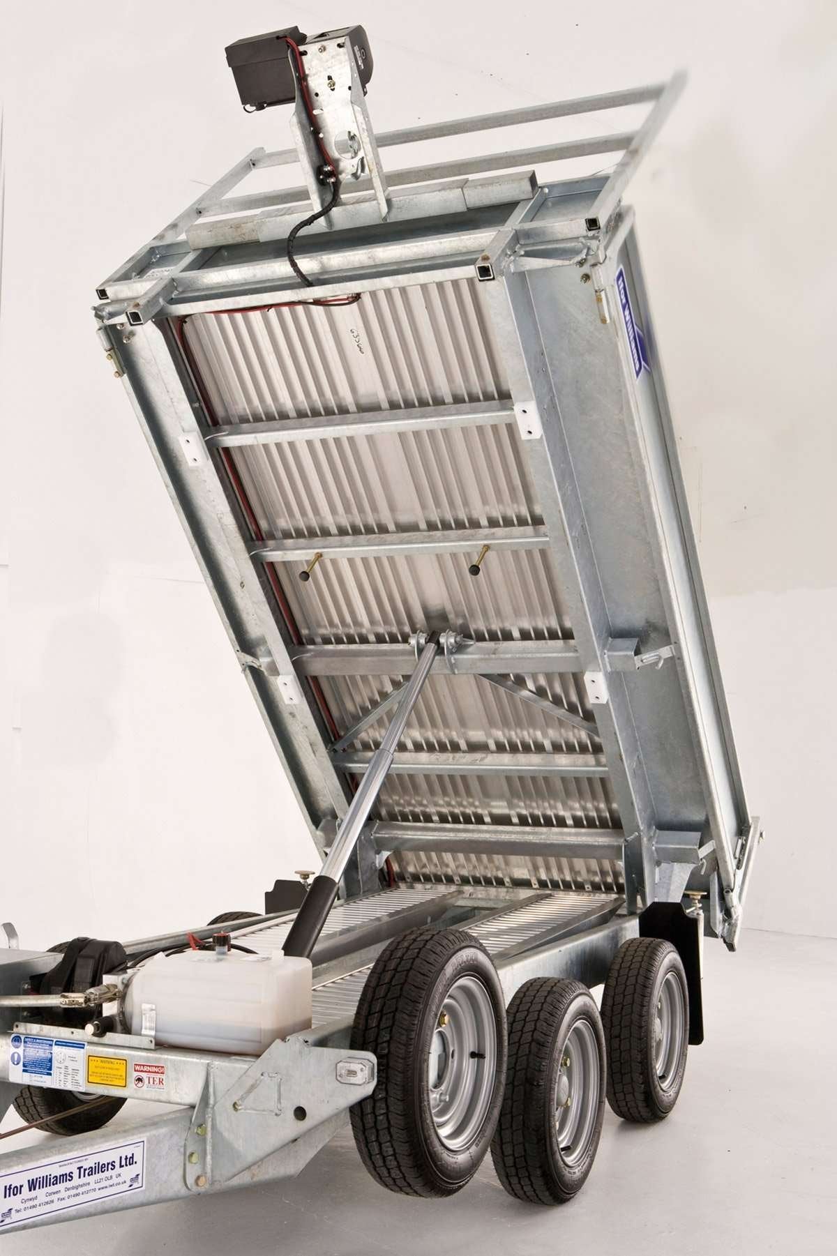 Ifor Williams TT2515 Tiptrailer | Ladmål 246 x 149 x 35 cm | 2 aksler, 13" hjul | 2700 kg