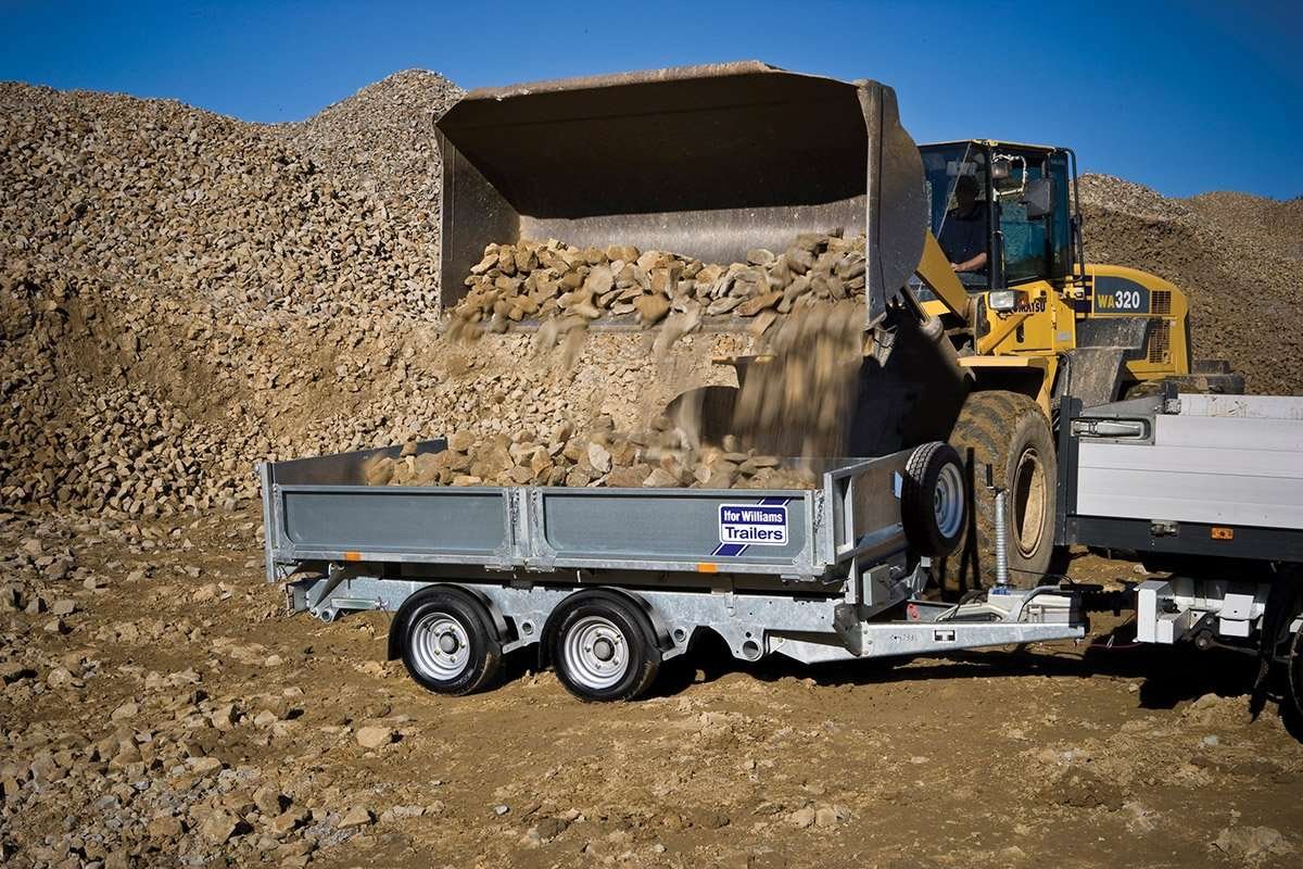 Ifor Williams TT2515 Tiptrailer | Ladmål 246 x 149 x 35 cm | 2 aksler, 13" hjul | 2700 kg