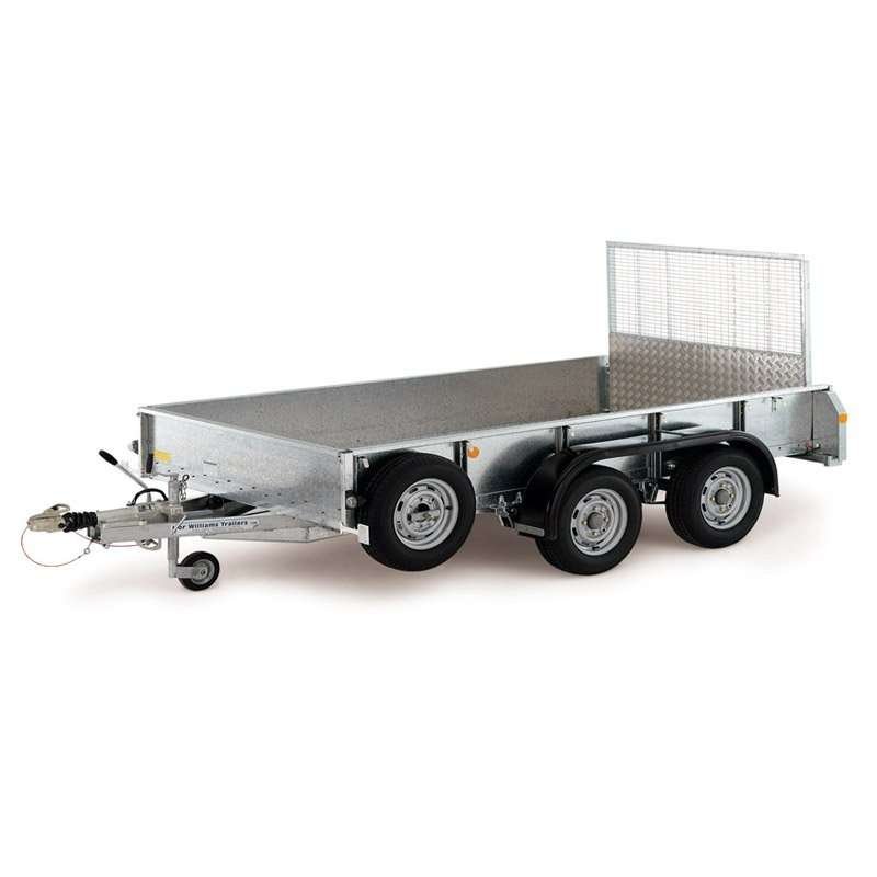 Ifor Williams GD126 Maskintrailer | Ladmål 373 x 177 x 395 cm | 2700 kg
